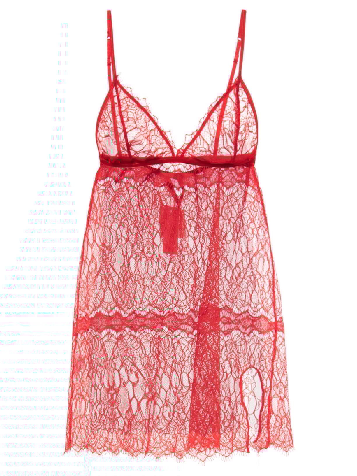 Babydoll Renda - Vermelho