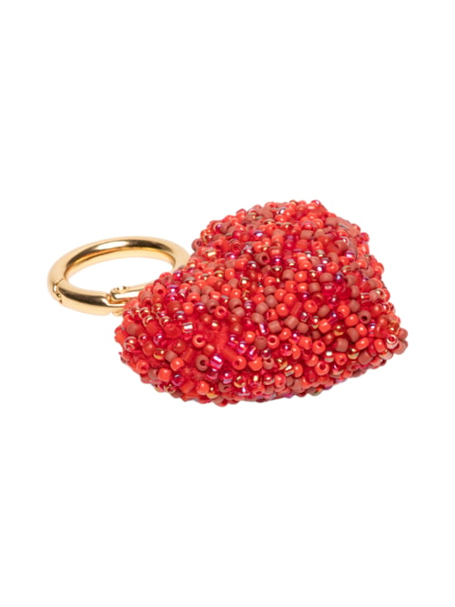 Bag Charm Coração - Vermelho