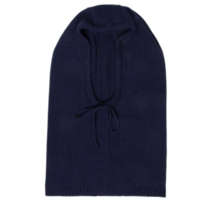 Balaclava Feminina Com Blend De Cashmere E Lã - Azul