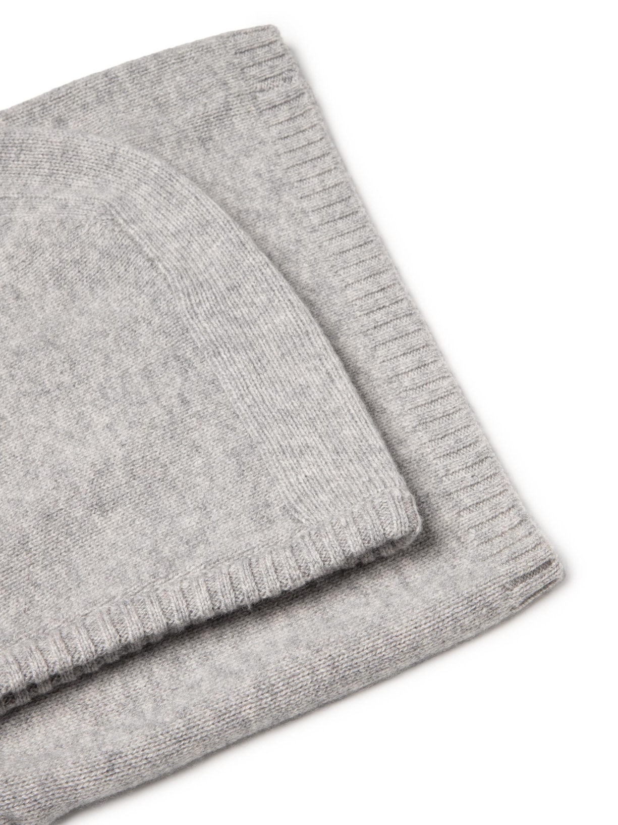 Balaclava Feminina Com Blend De Cashmere E Lã Cinza '2Essential