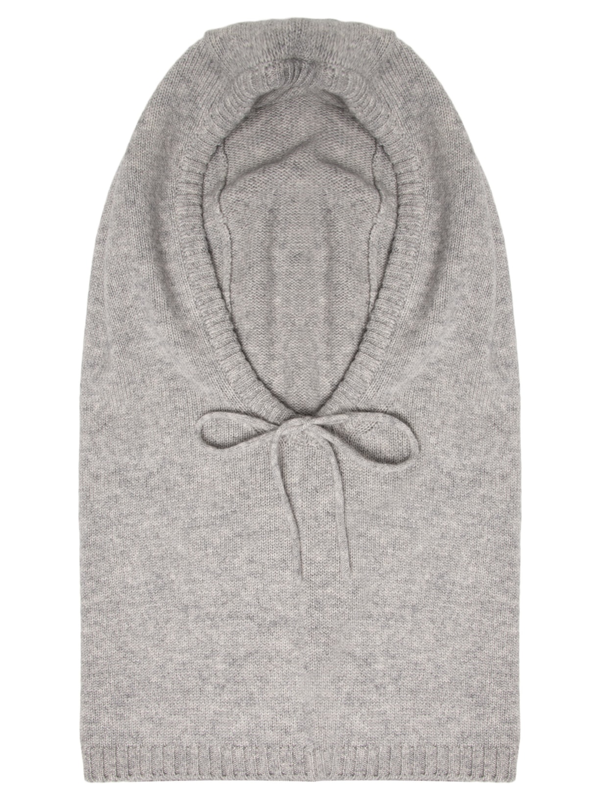 Balaclava Feminina Com Blend De Cashmere E Lã Cinza '2Essential