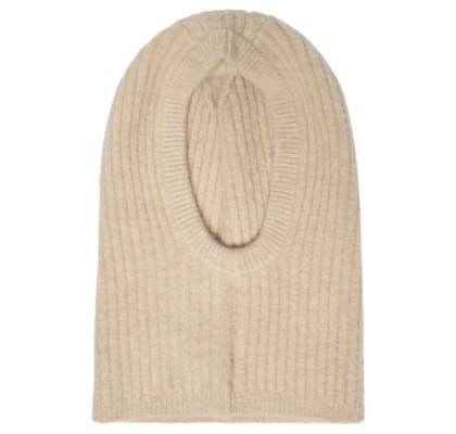 Balaclava Feminina De Alpaca - Bege