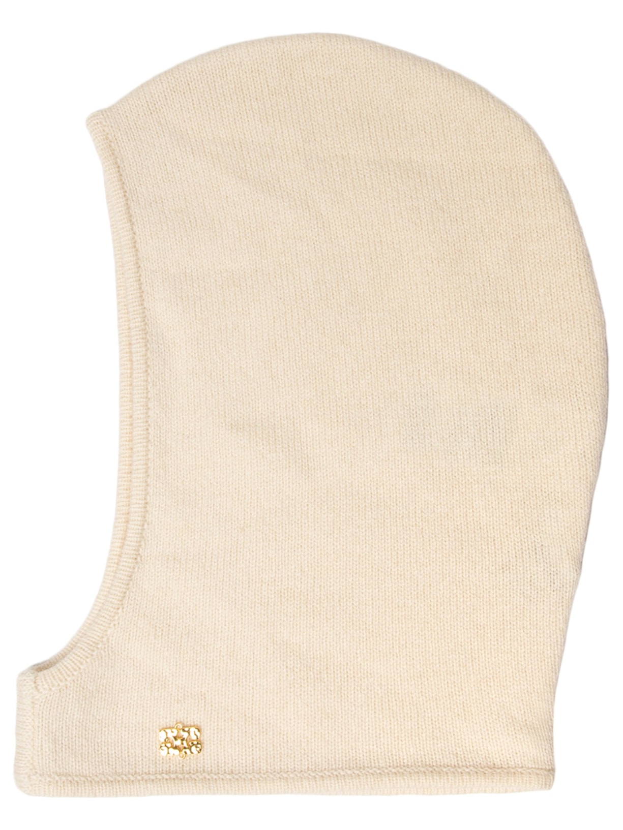 Balaclava Feminina Lã Iaque Mix Bege Ganni