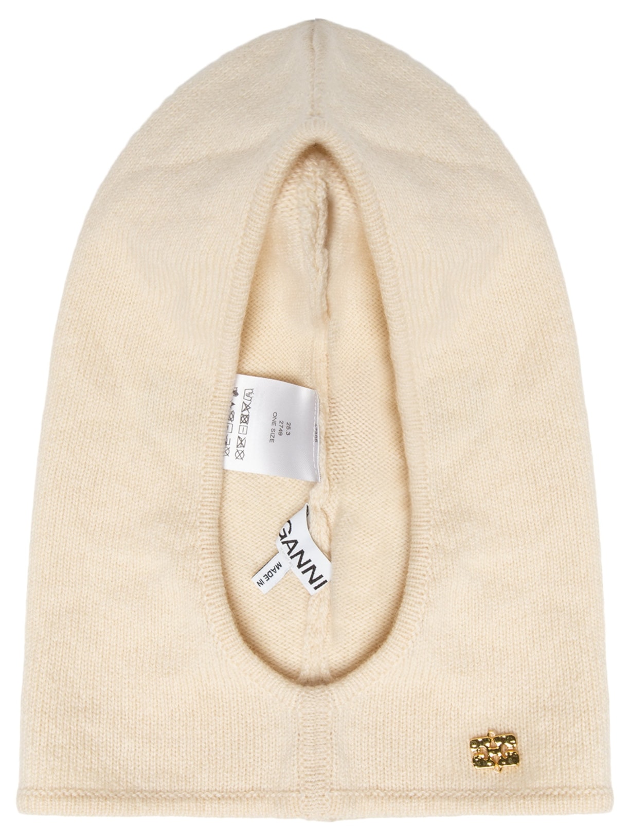 Balaclava Feminina Lã Iaque Mix - Bege