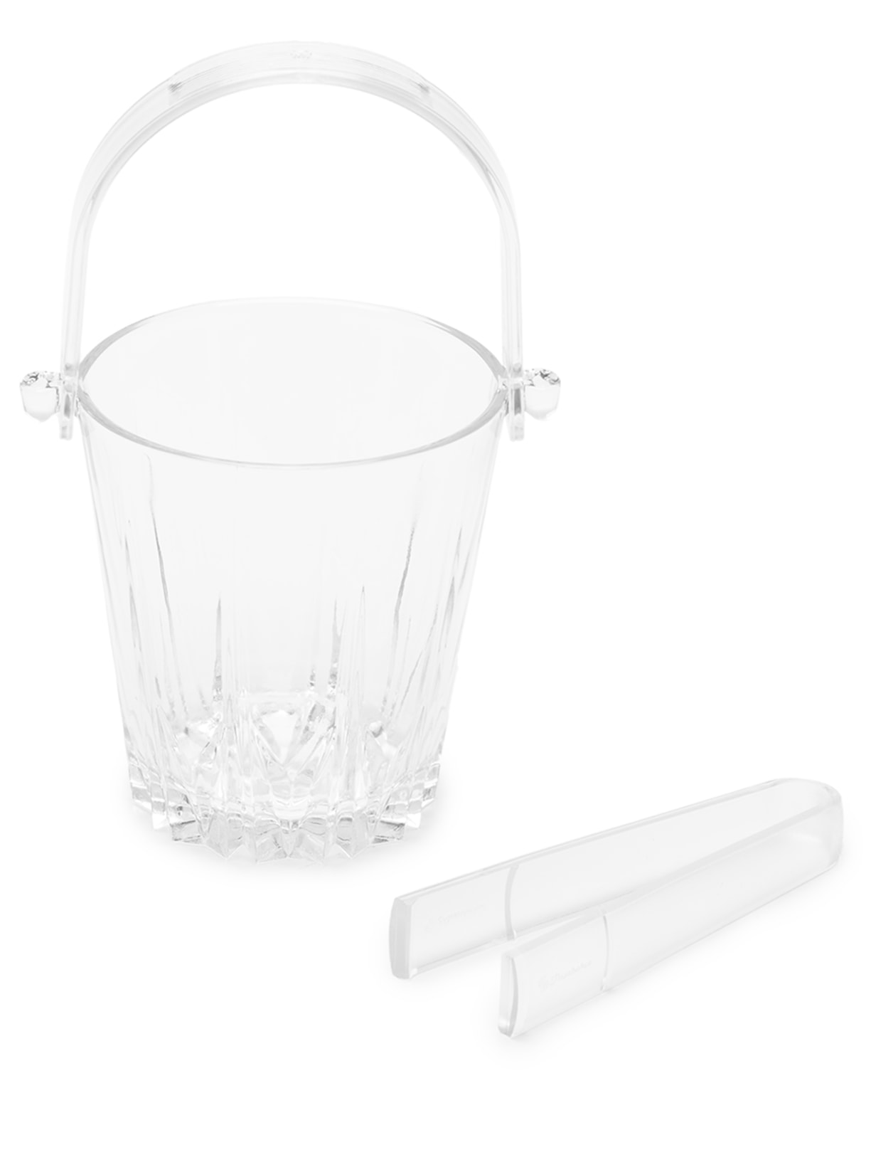 Balde De Gelo Karat Em Vidro Com Pinça Acrílica