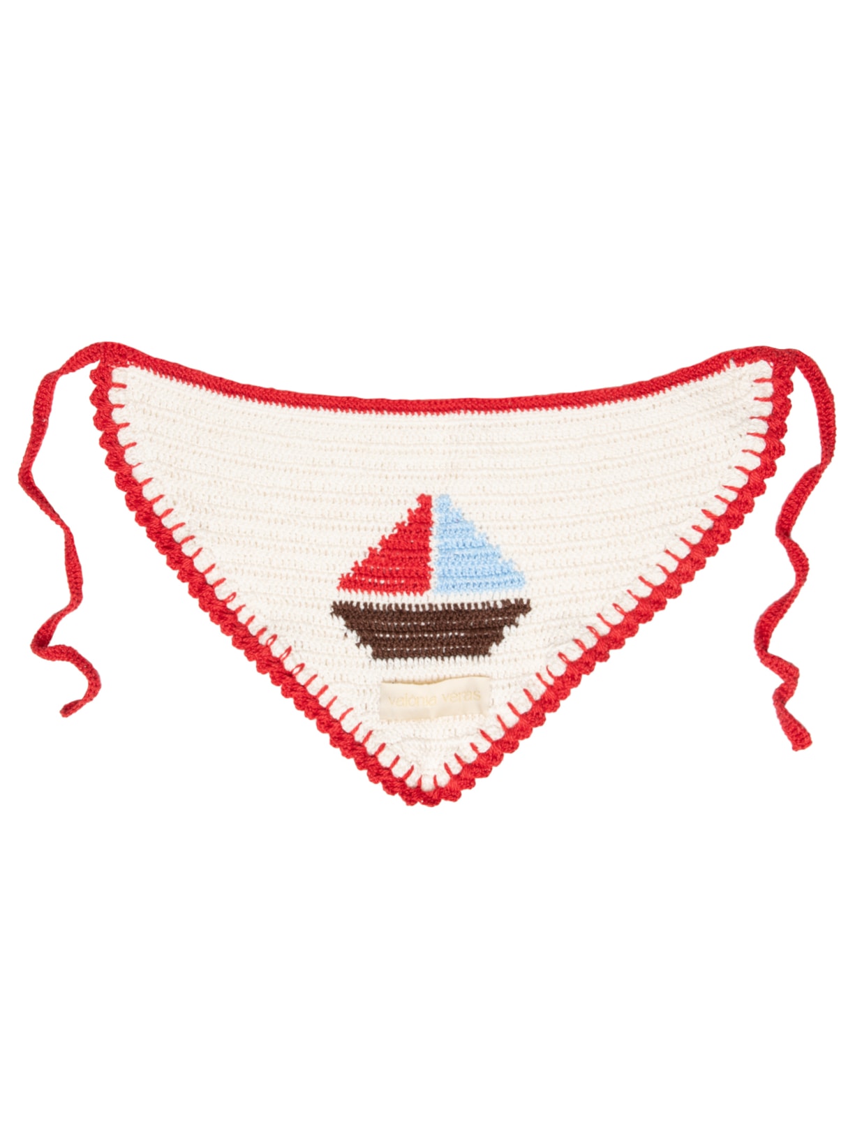Bandana Feminina Crochê Barco Off White Valônia Véras