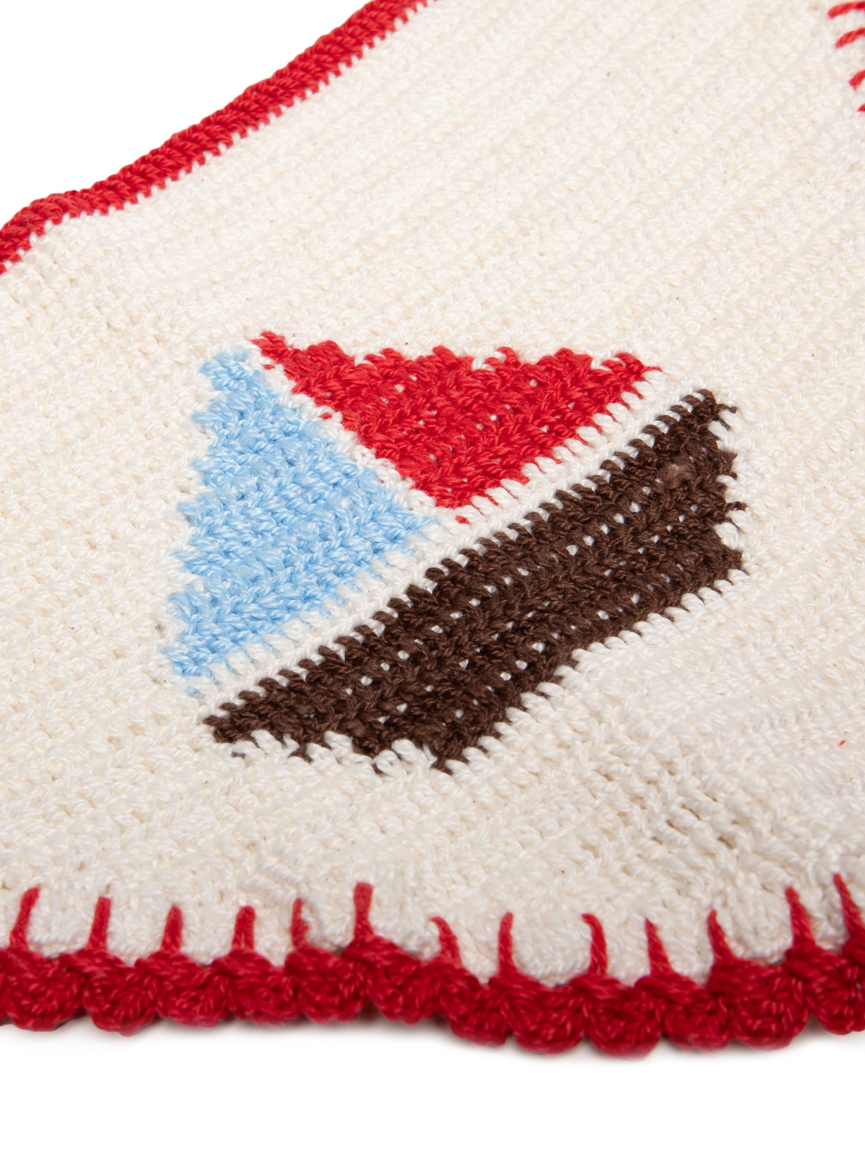 Bandana Feminina Crochê Barco Off White Valônia Véras