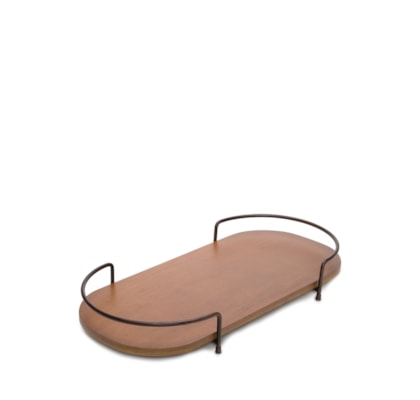 Bandeja Caraca Gde - Marrom