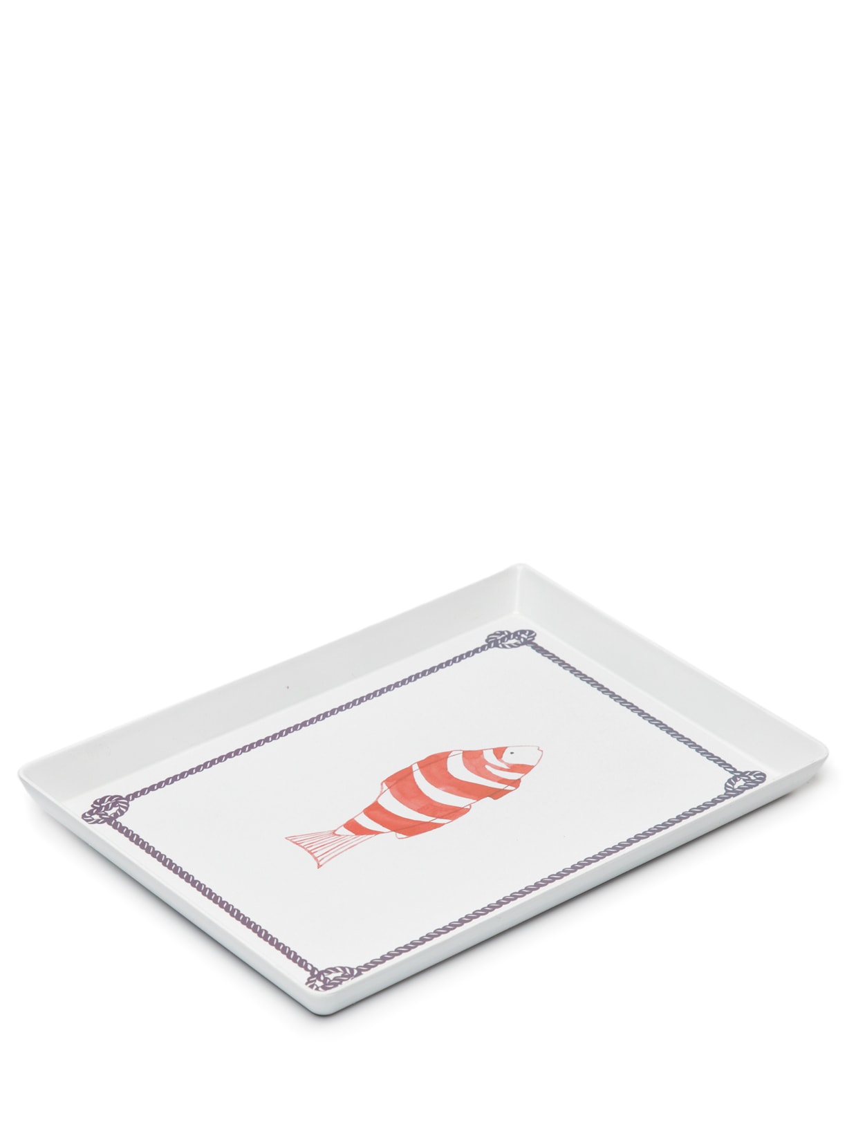 Bandeja Estampada Flounder - Branco
