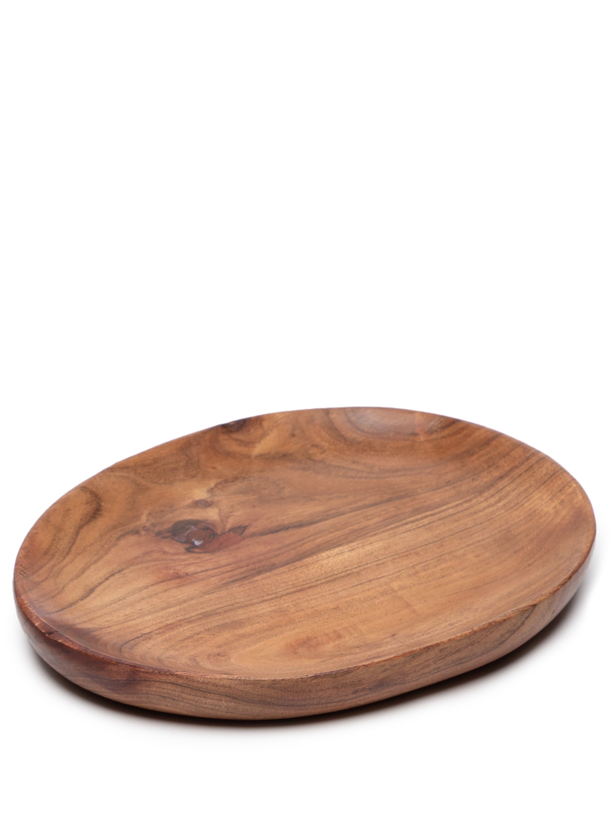 Bandeja Oval P - Marrom