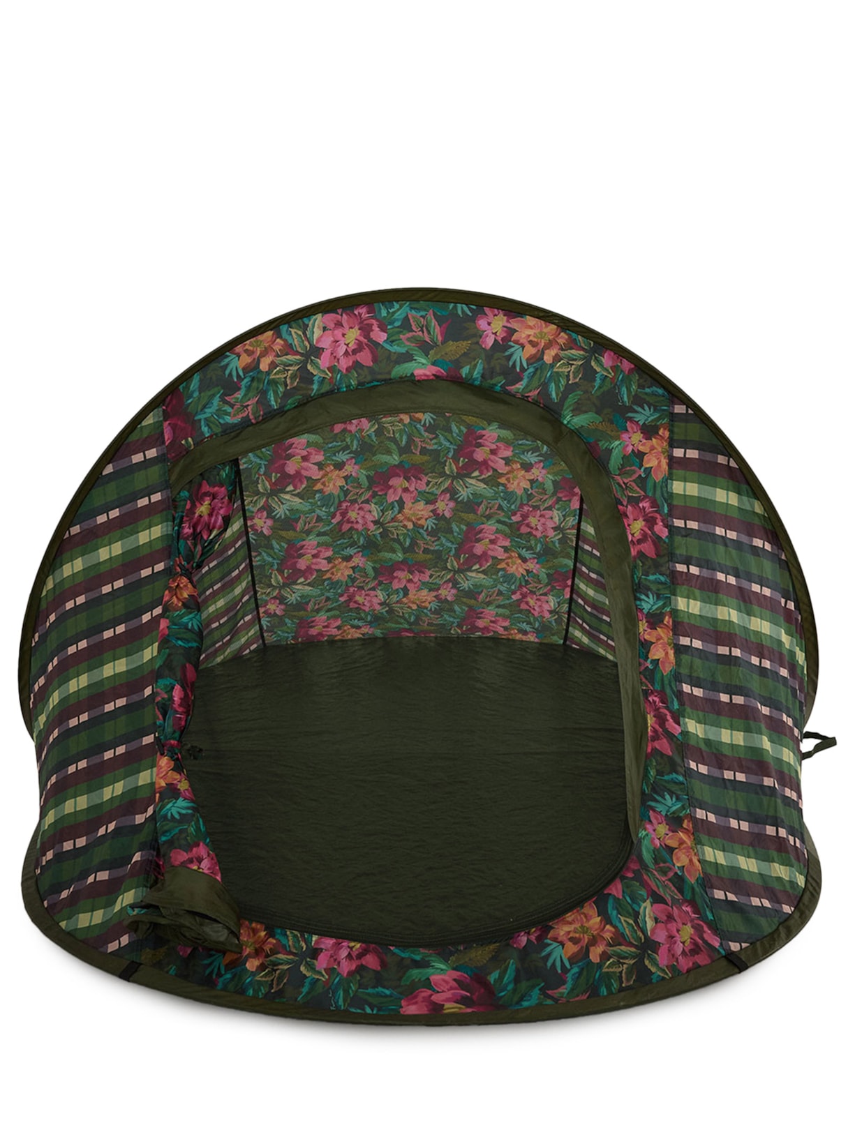 Barraca De Acampamento Painted Flowers - Verde