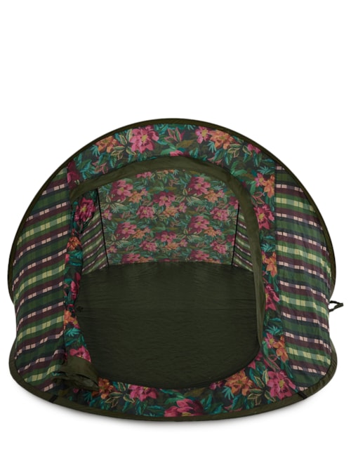 Barraca De Acampamento Painted Flowers - Verde
