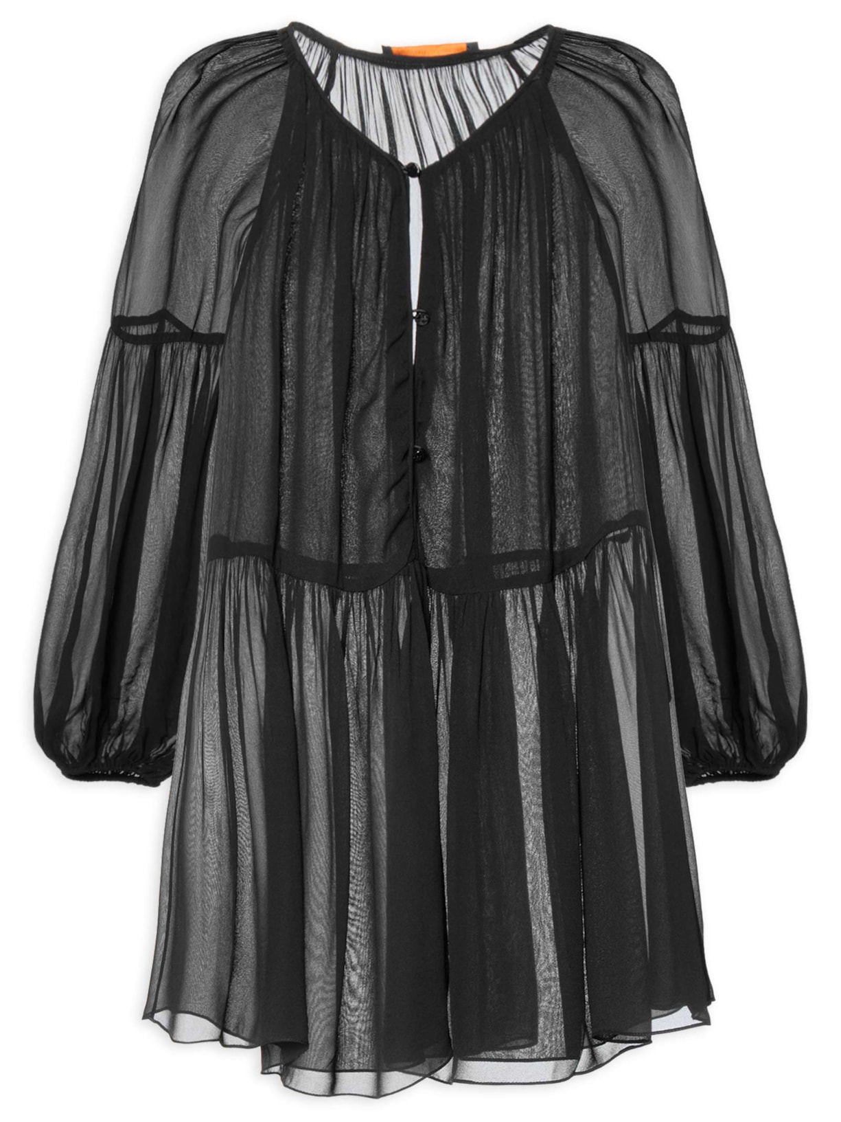 Bata Botões Gabriela - Preta