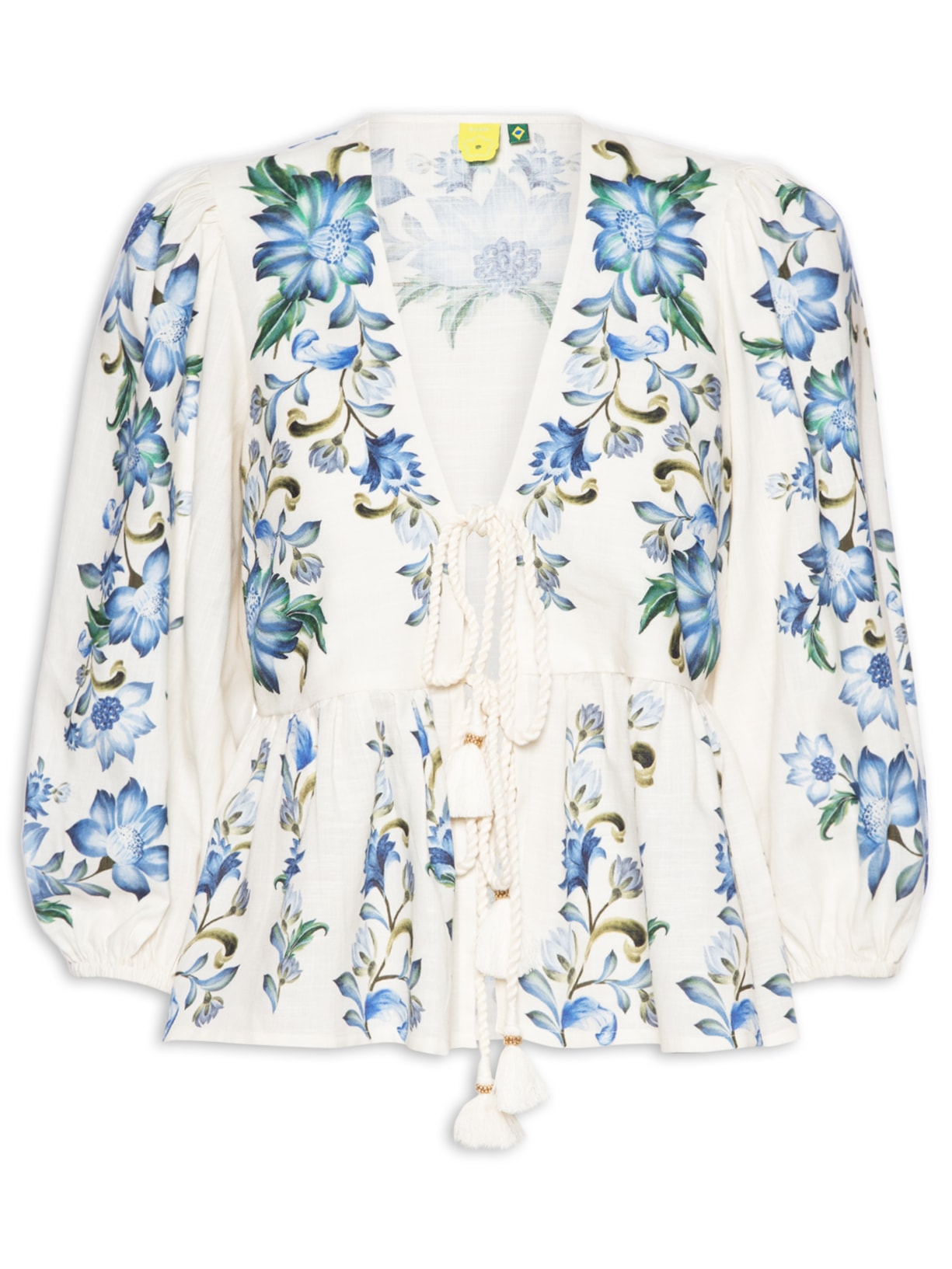 Bata Feminina Amarração Laura - Branco