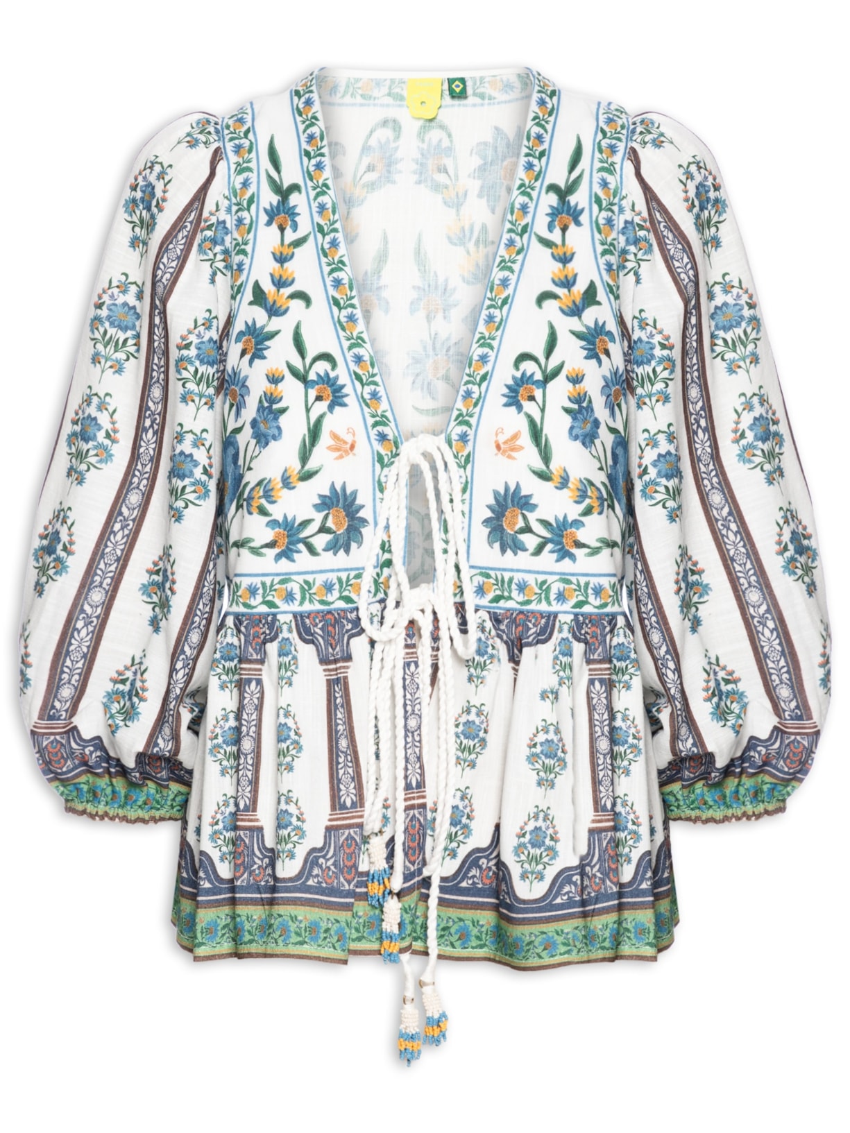 Bata Feminina Amarração Manoela - Branco