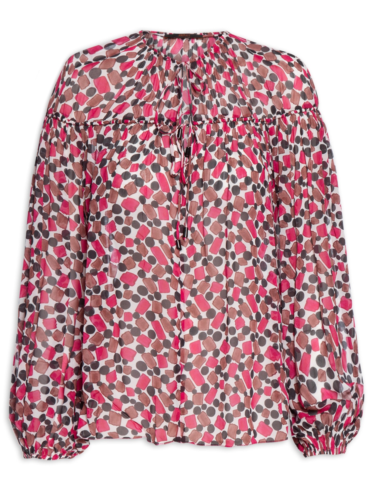 Bata Feminina Amarrações Fig Goma - Rosa