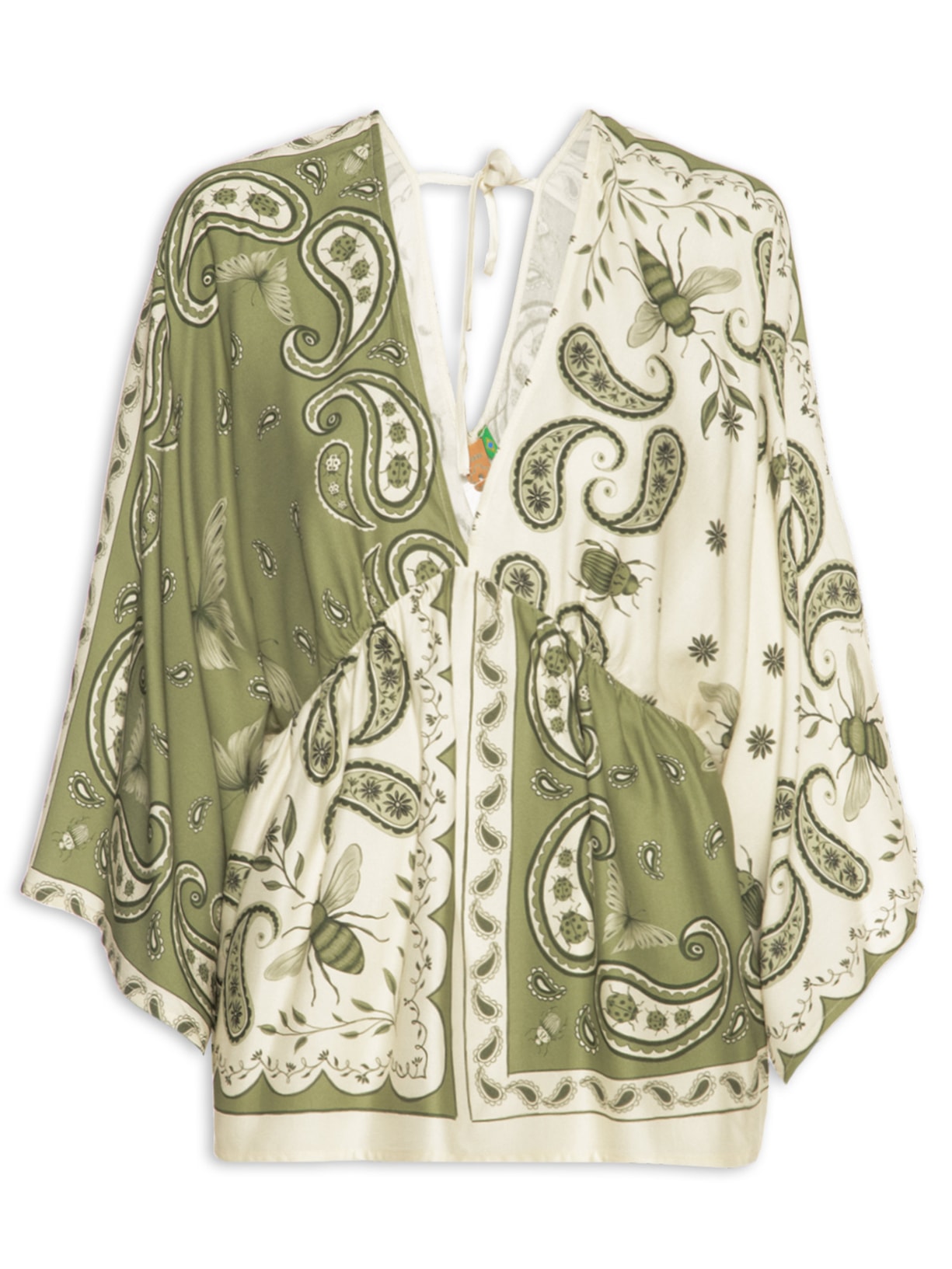 Bata Feminina Bandanas Jardim – Verde Farm