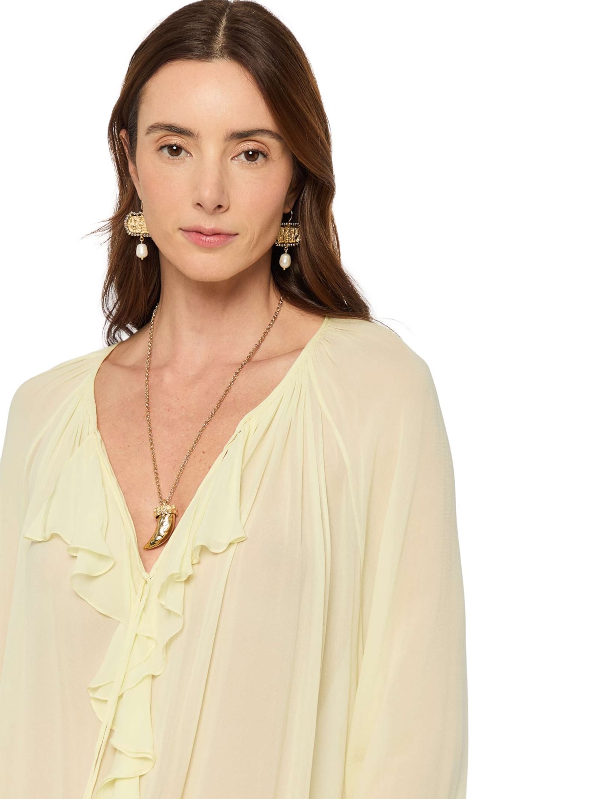 Bata Feminina Boho Campo Amarelo Animale