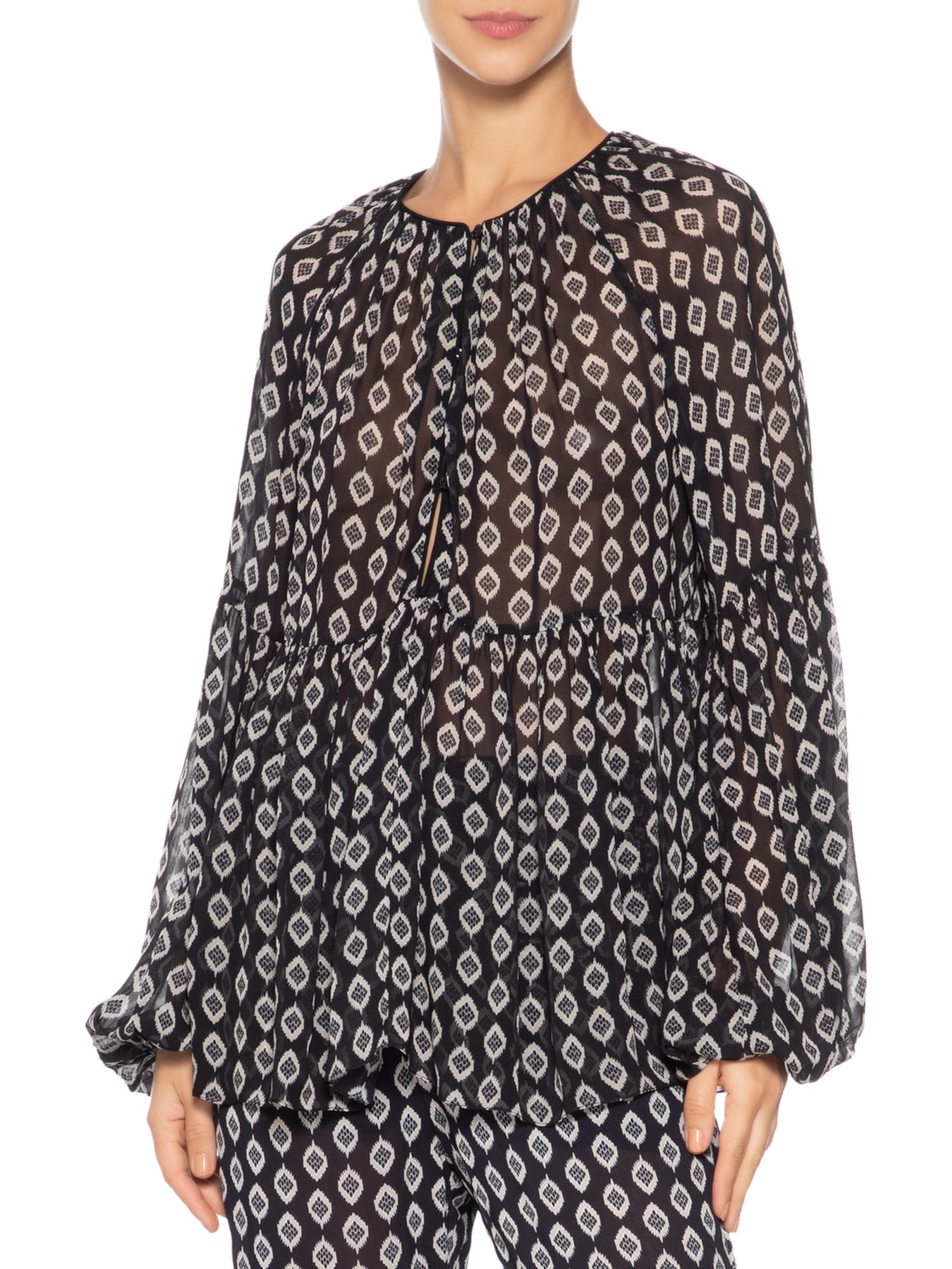 Bata Feminina Botões Pin Preto Animale
