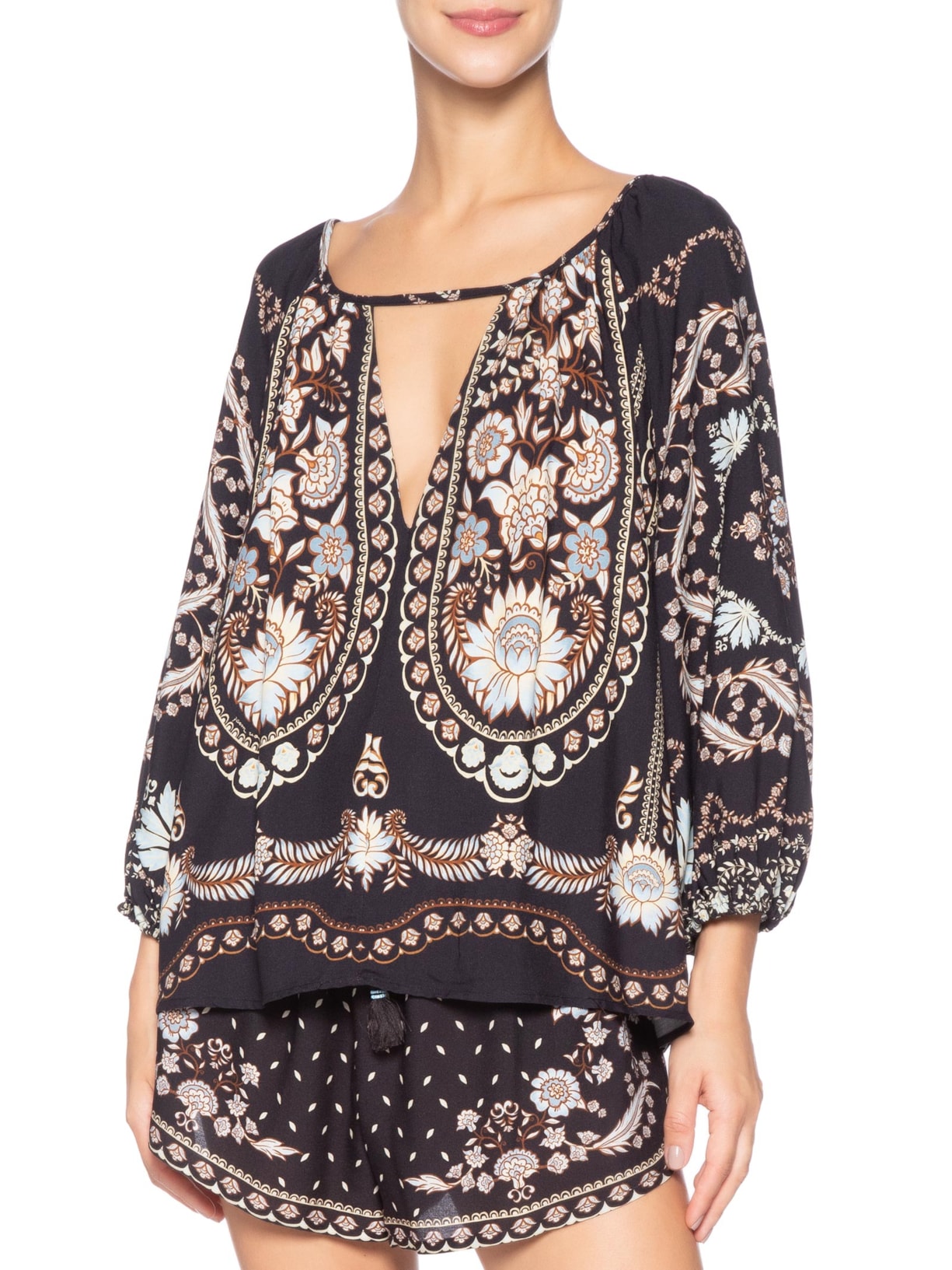 Bata Feminina Daniela Preto Farm