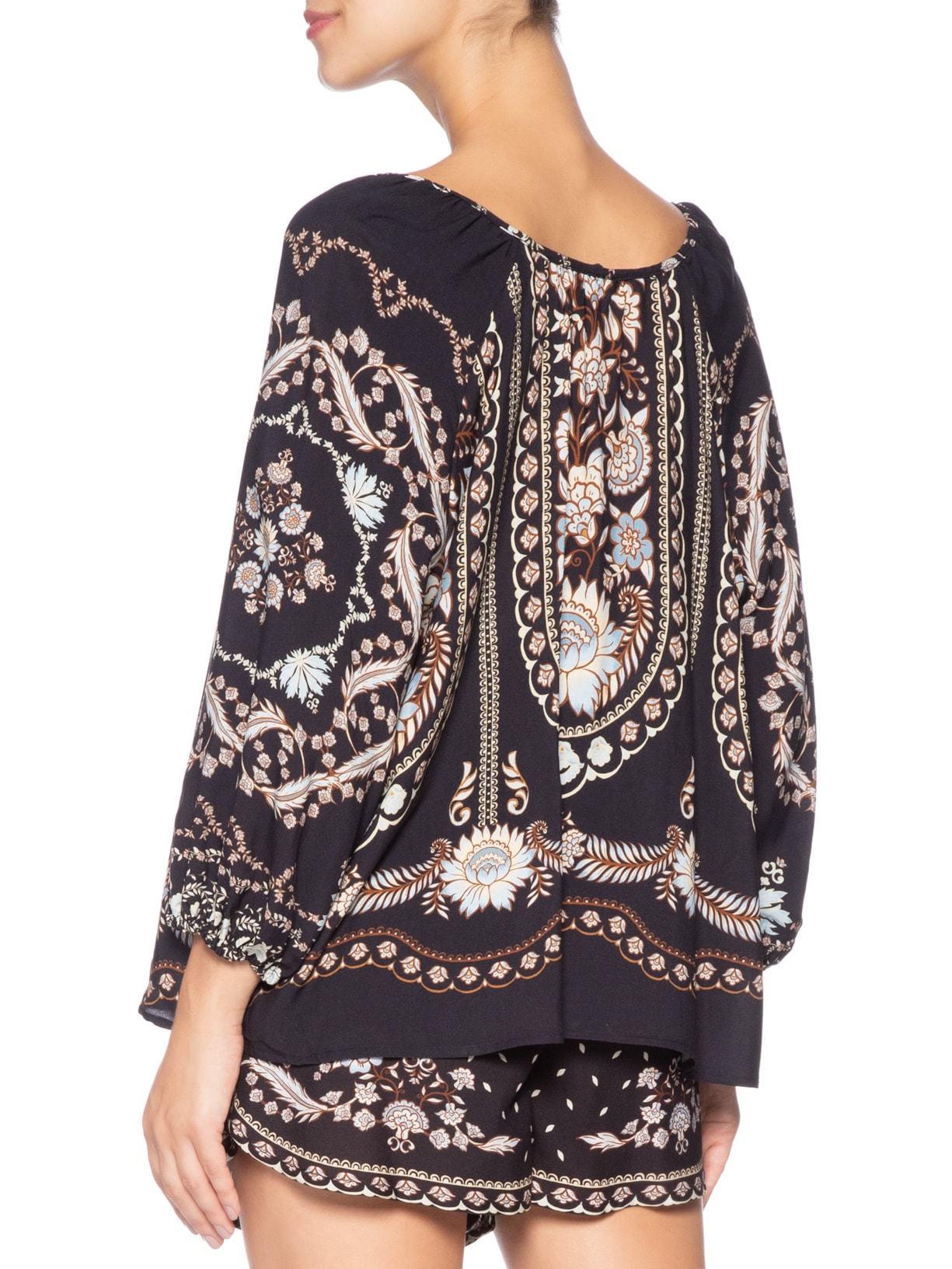 Bata Feminina Daniela Preto Farm