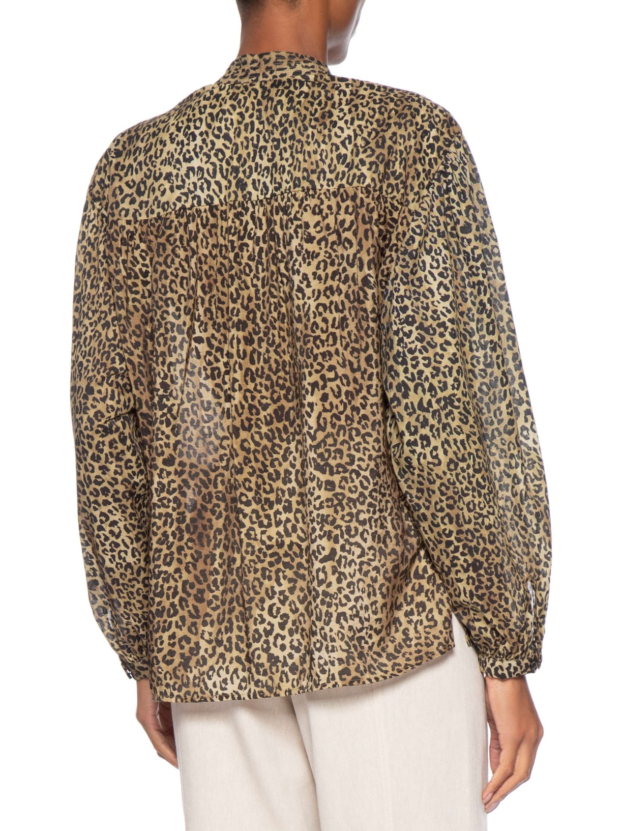 Bata Feminina De Voil Onça Manchas Marrom Animale