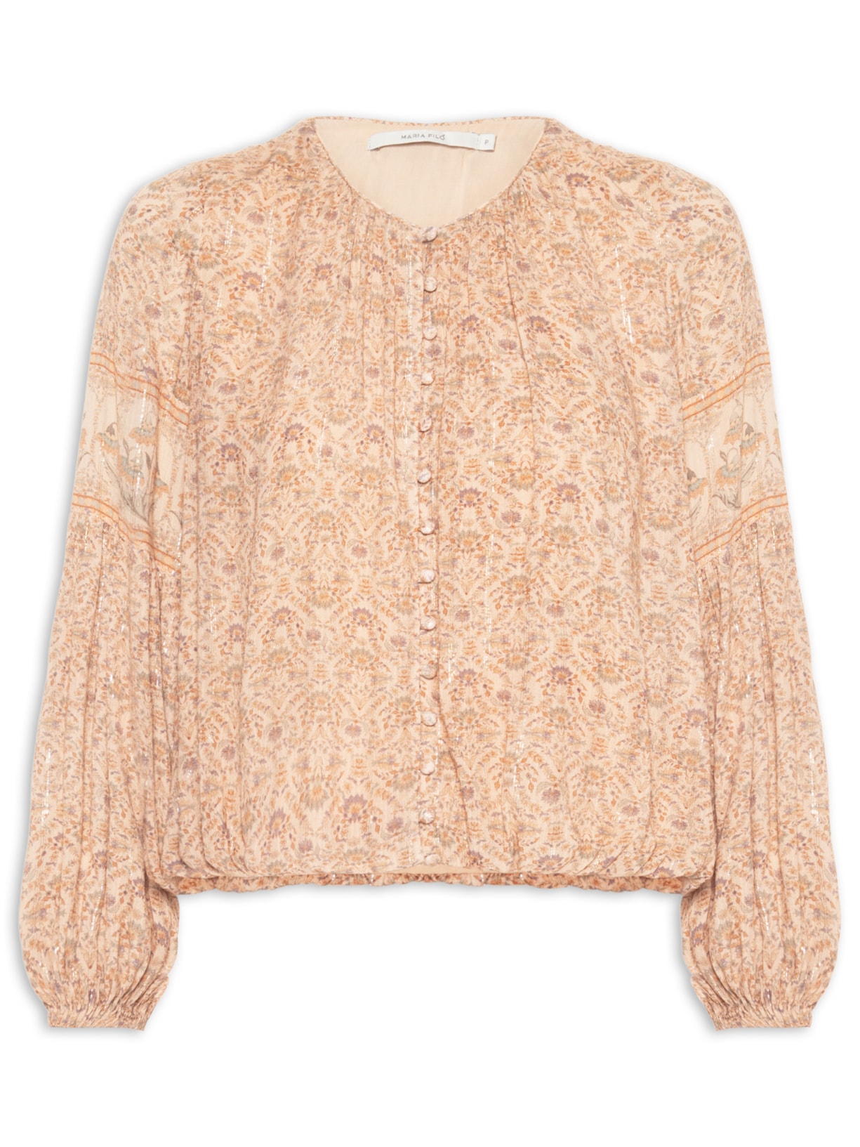 Bata Feminina Estampa Florish - Bege