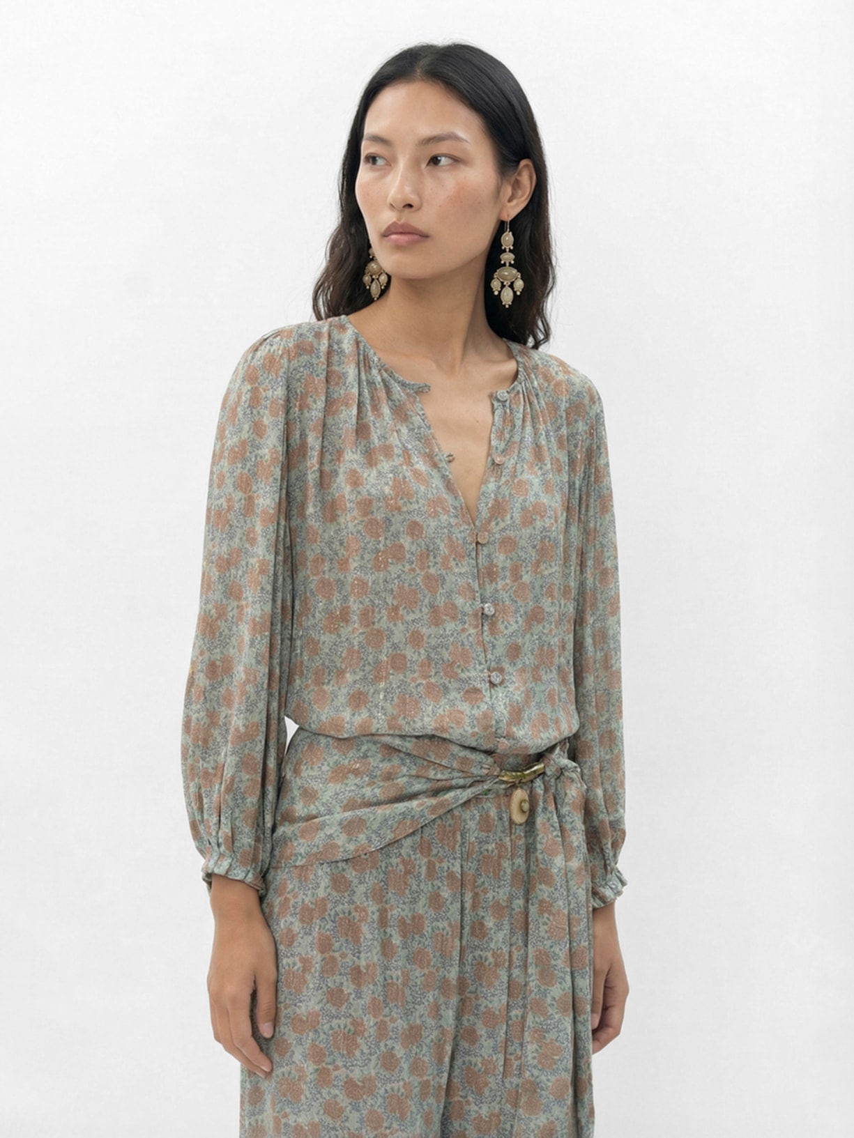 Bata Feminina Estampa Greeny B - Azul