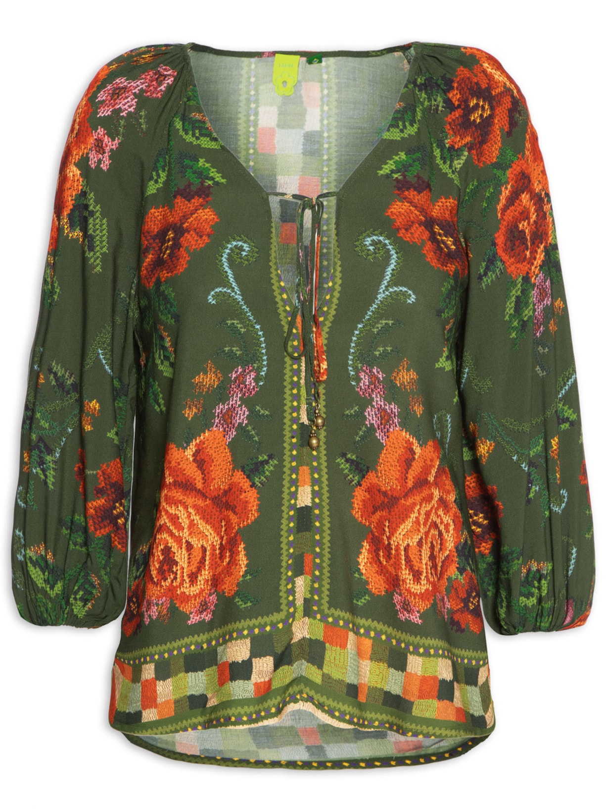 Bata Feminina Flor Realeza - Verde