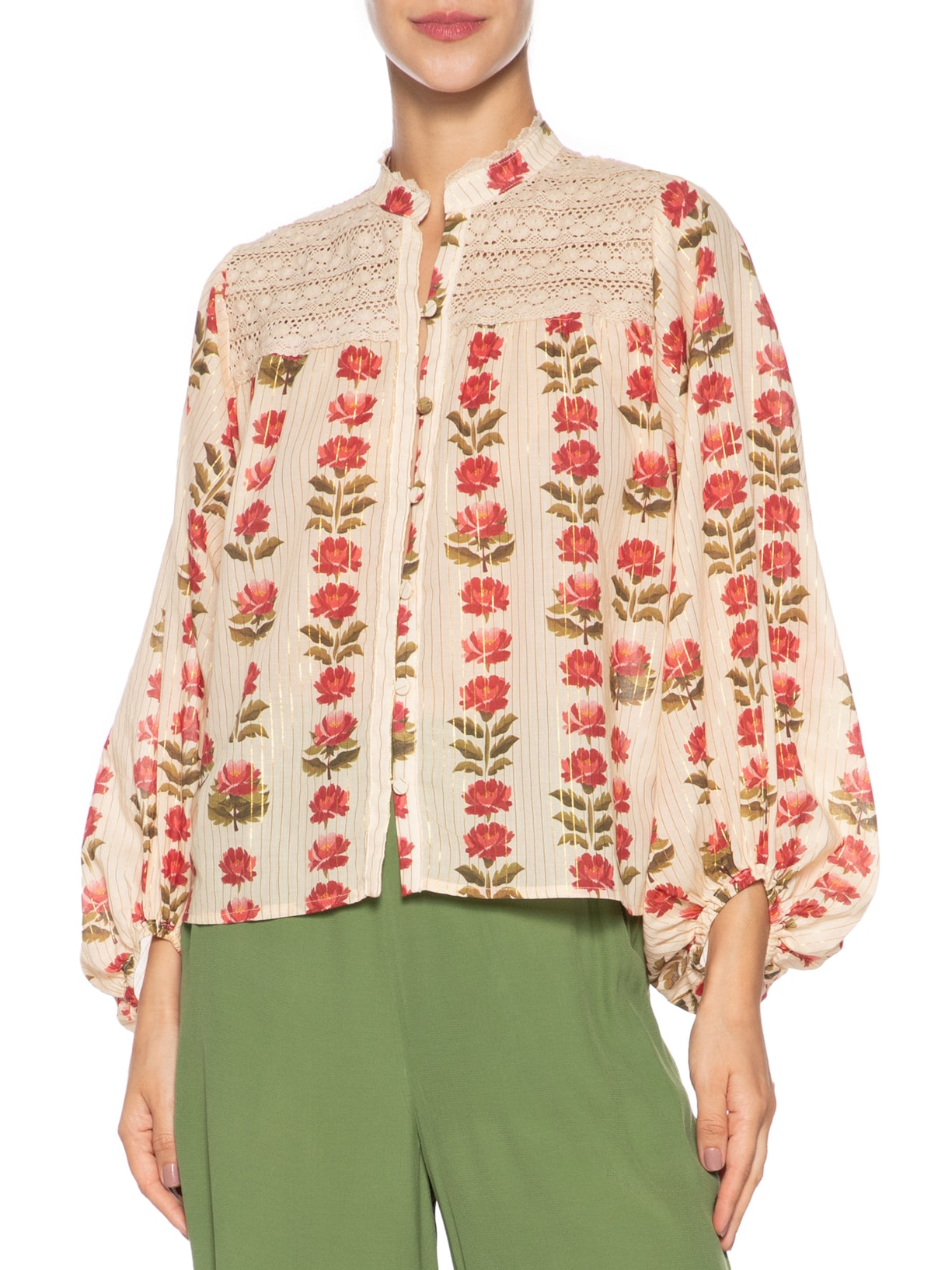 Bata Feminina Lurex Estampa Camélia Amarelo Dress To