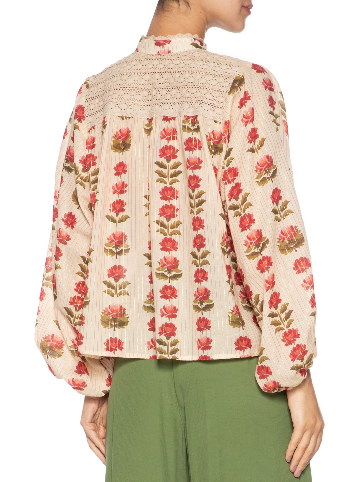 Bata Feminina Lurex Estampa Camélia Amarelo Dress To