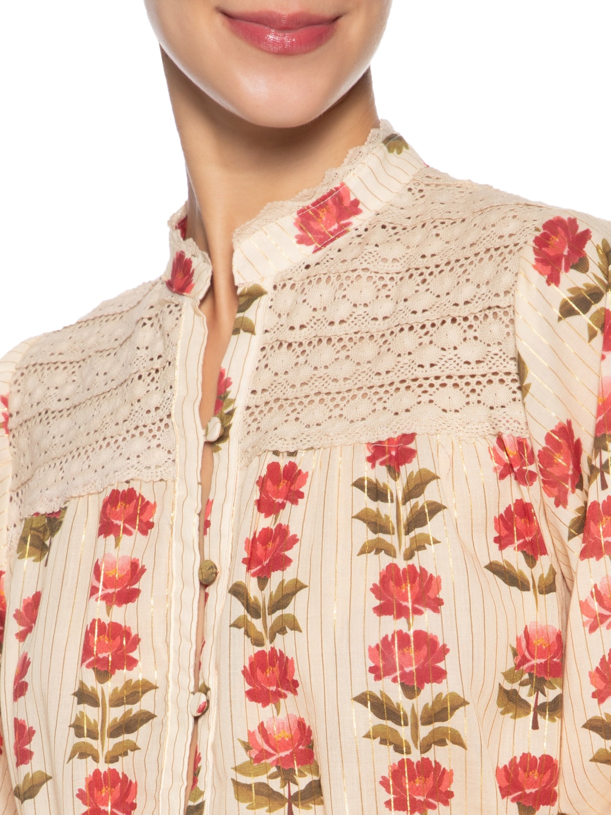 Bata Feminina Lurex Estampa Camélia Amarelo Dress To