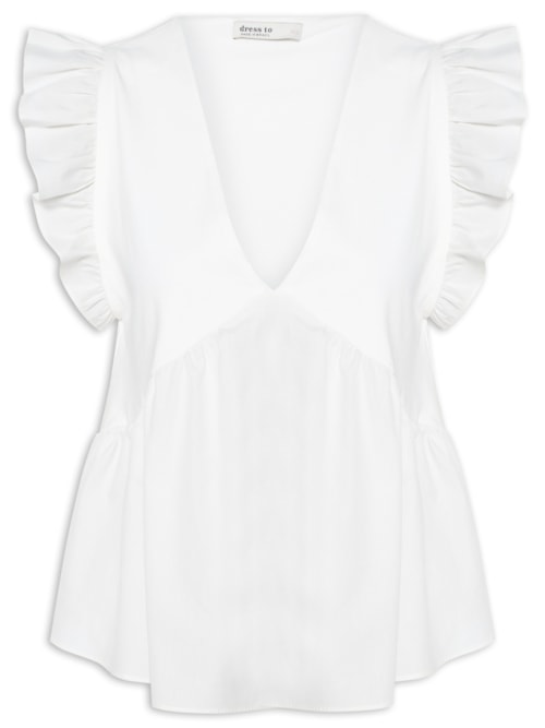 Bata Feminina Malha Com Tecido - Branco
