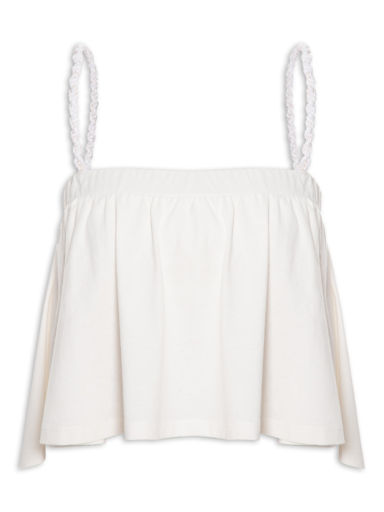 Bata Feminina Malha - Off White