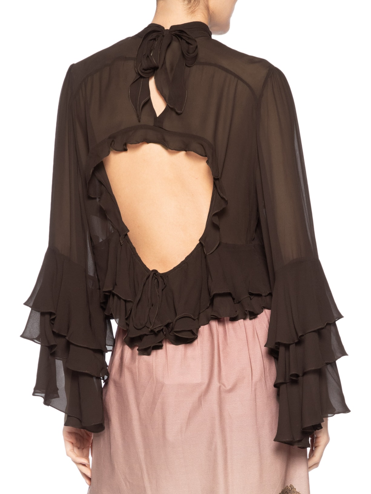 Bata Feminina Manga Castanha – Marrom Animale
