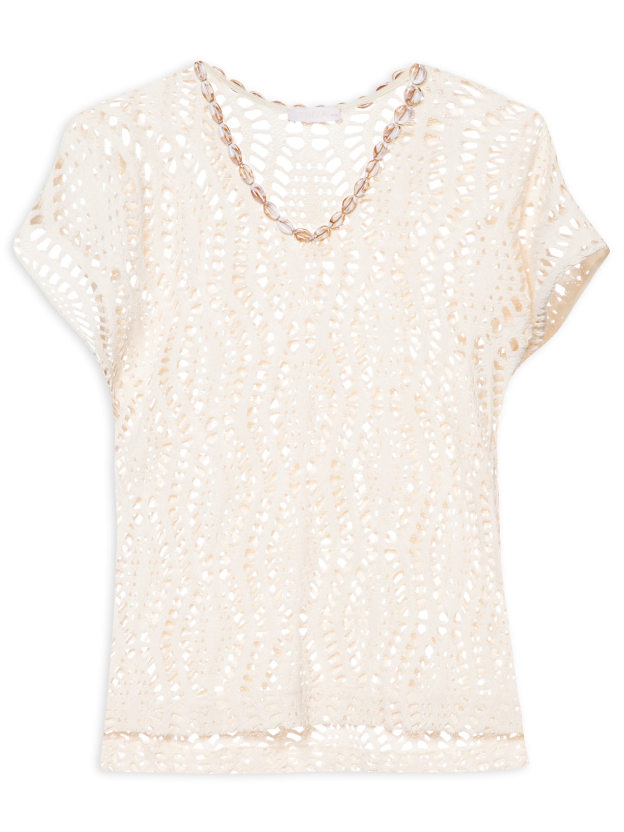 Bata Feminina Navy - Off White