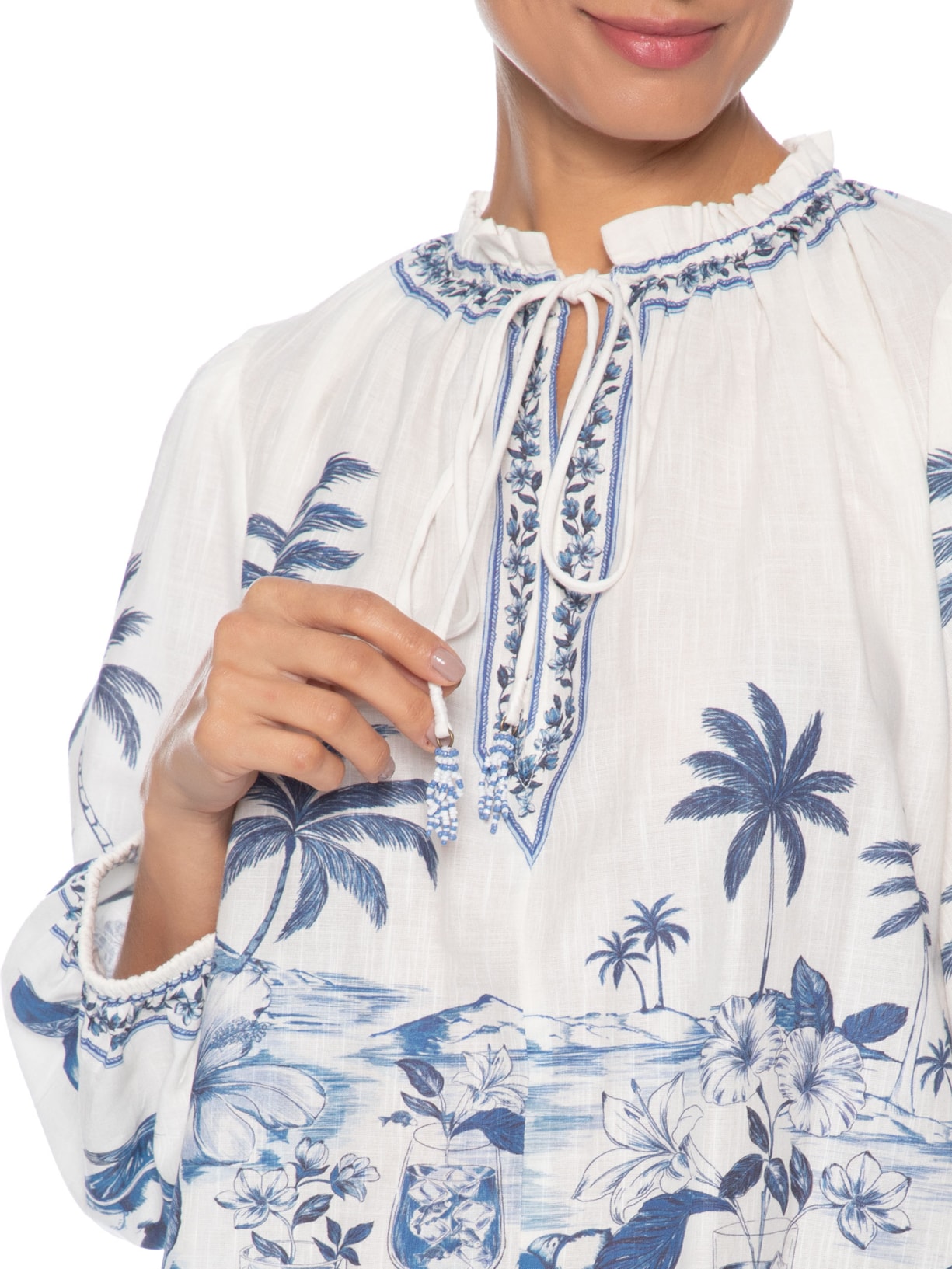Bata Feminina Praia Posta – Azul Farm