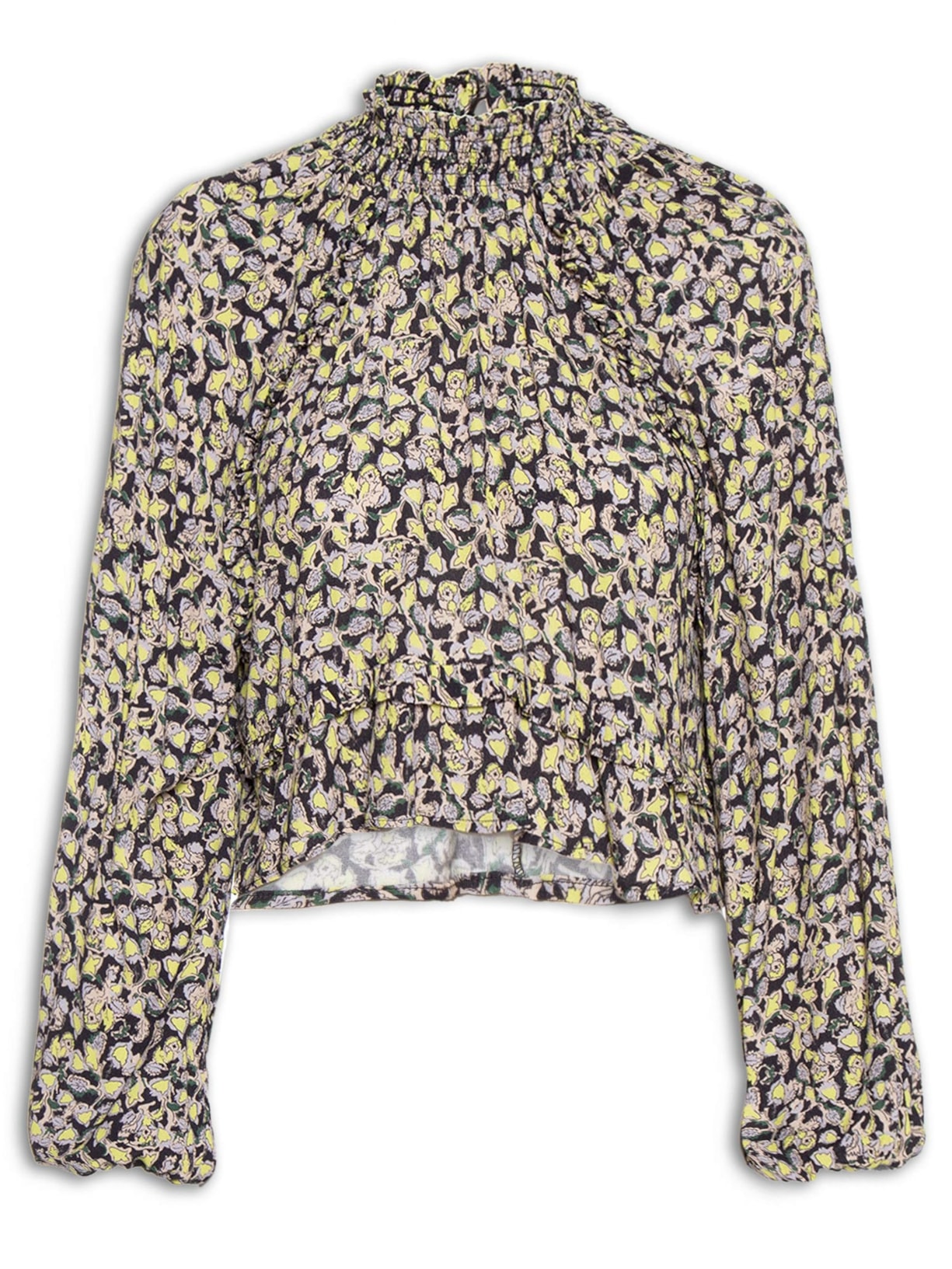 Bata Feminina Raglan Babados Liberty Brumas Preto Animale