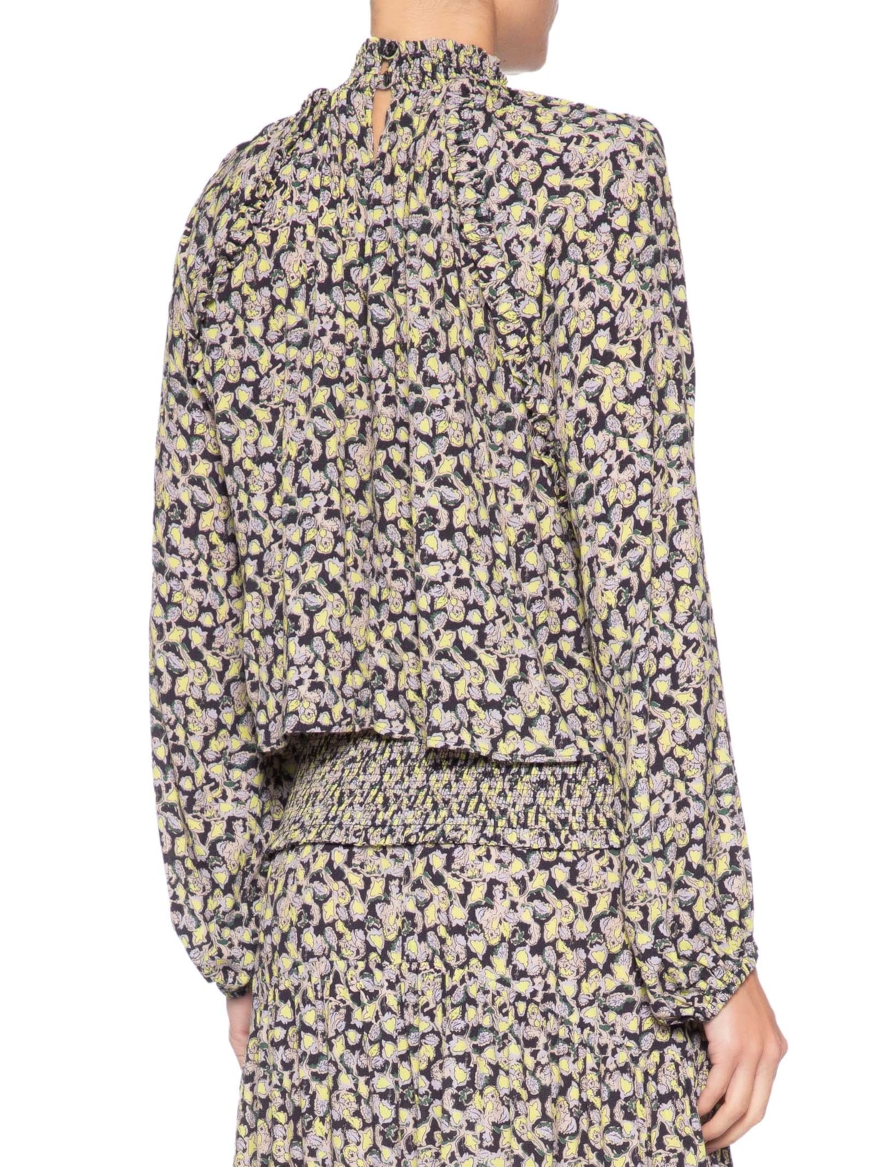 Bata Feminina Raglan Babados Liberty Brumas Preto Animale