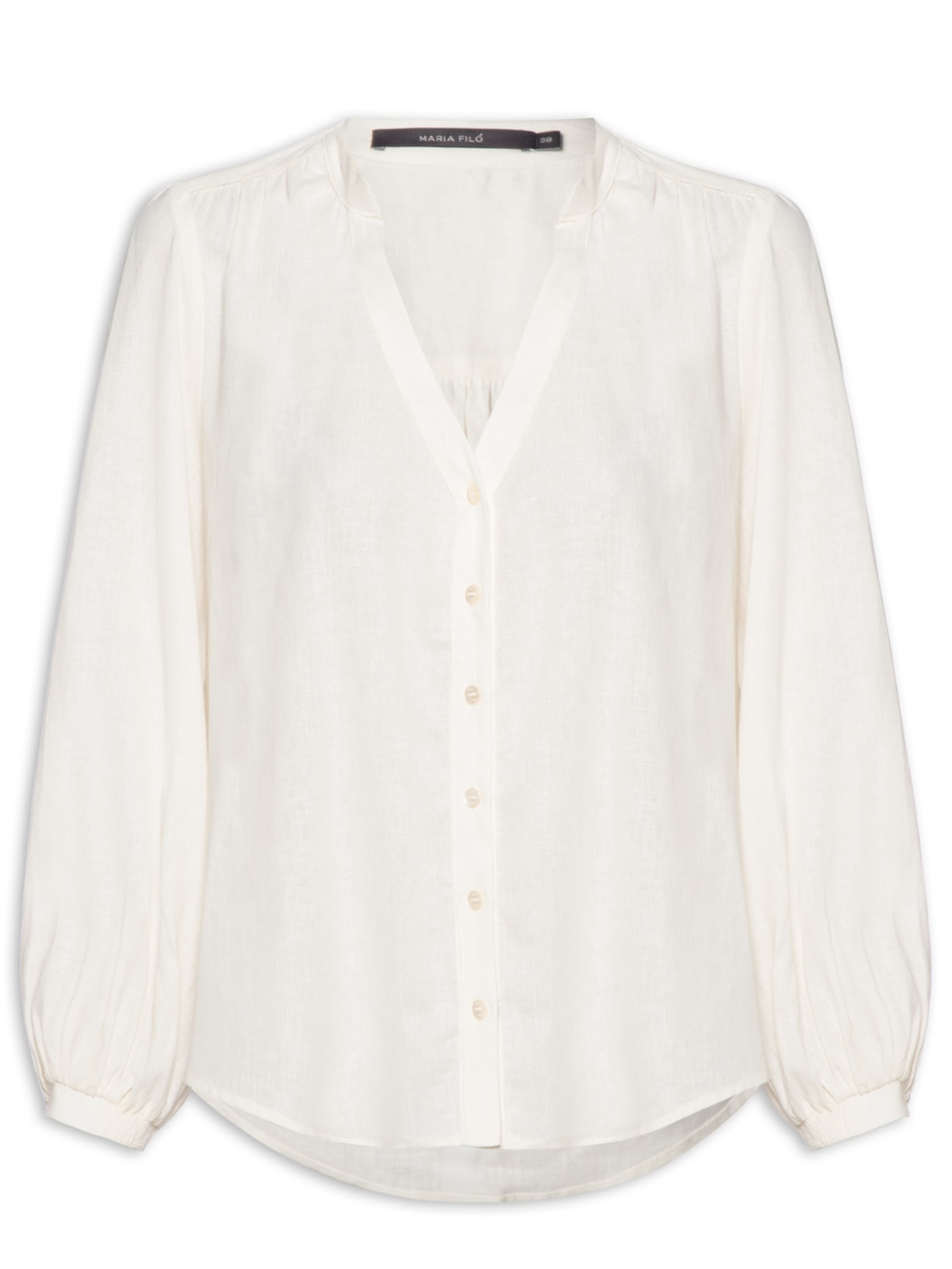 Bata Feminina Recorte Ombro - Off White