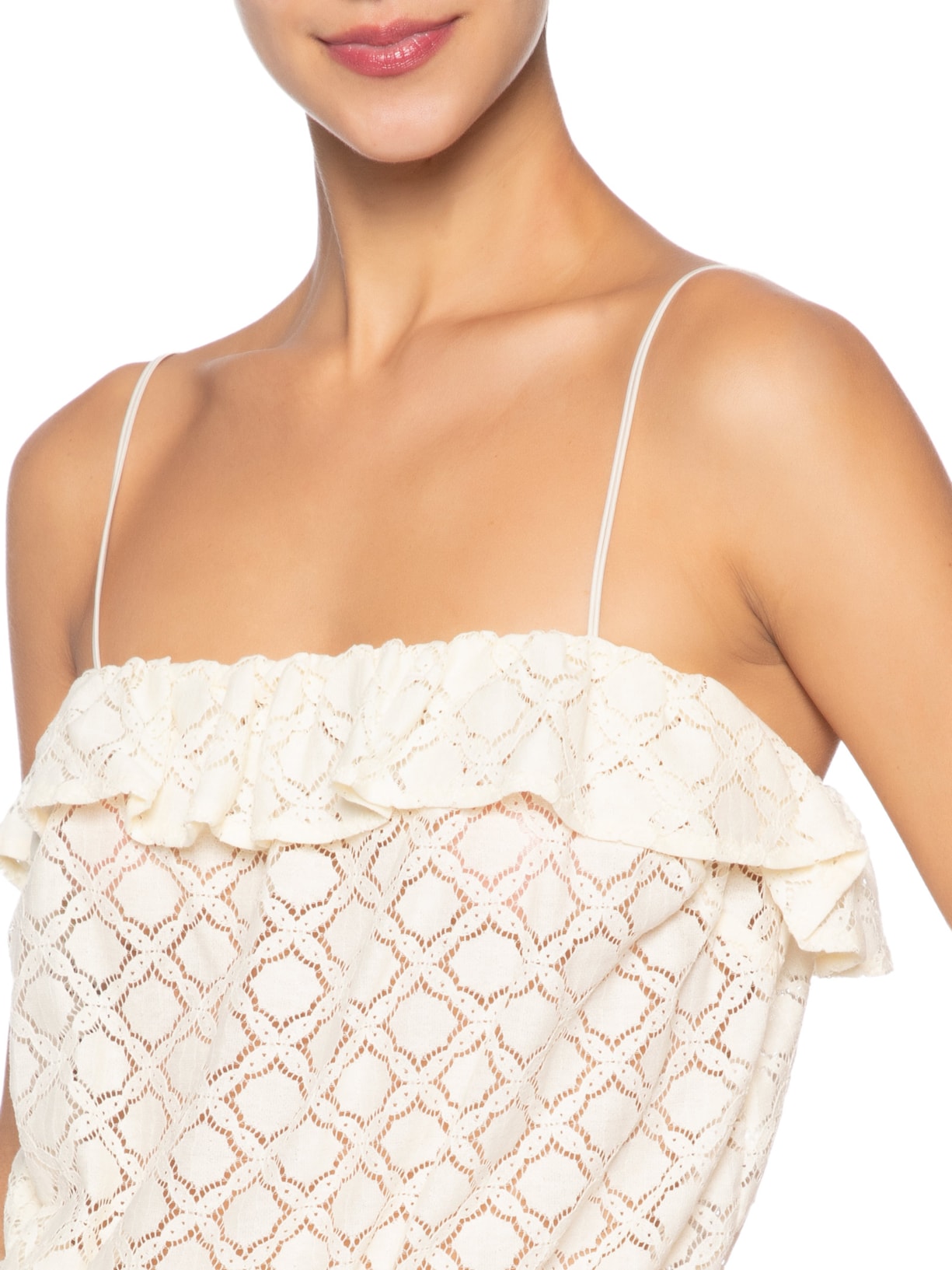 Bata Feminina Renda Branco Dress To