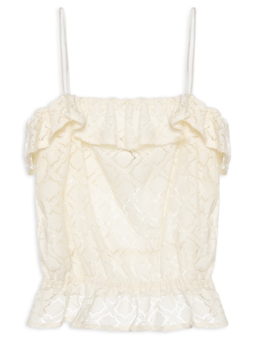 Bata Feminina Renda – Branco
