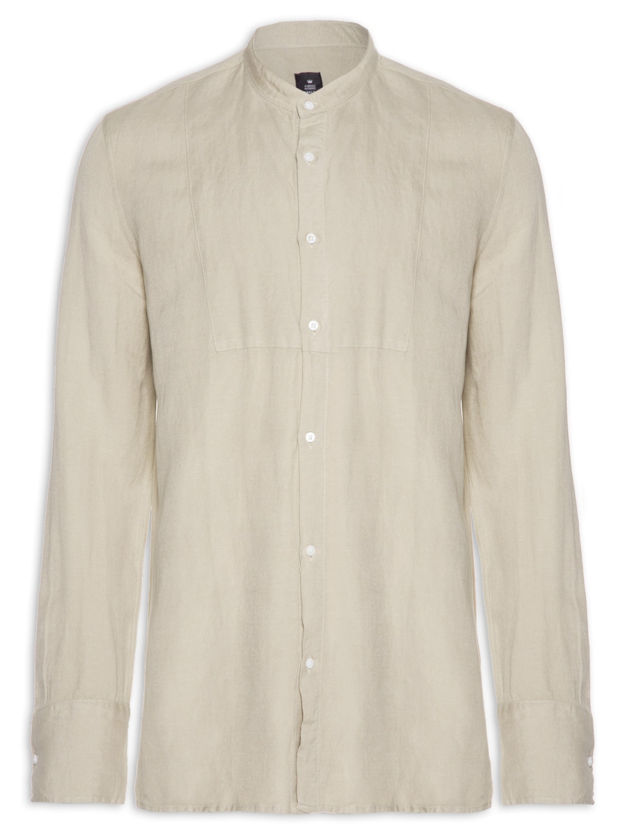 Bata Masculina Underlayer Manga Longa - Bege