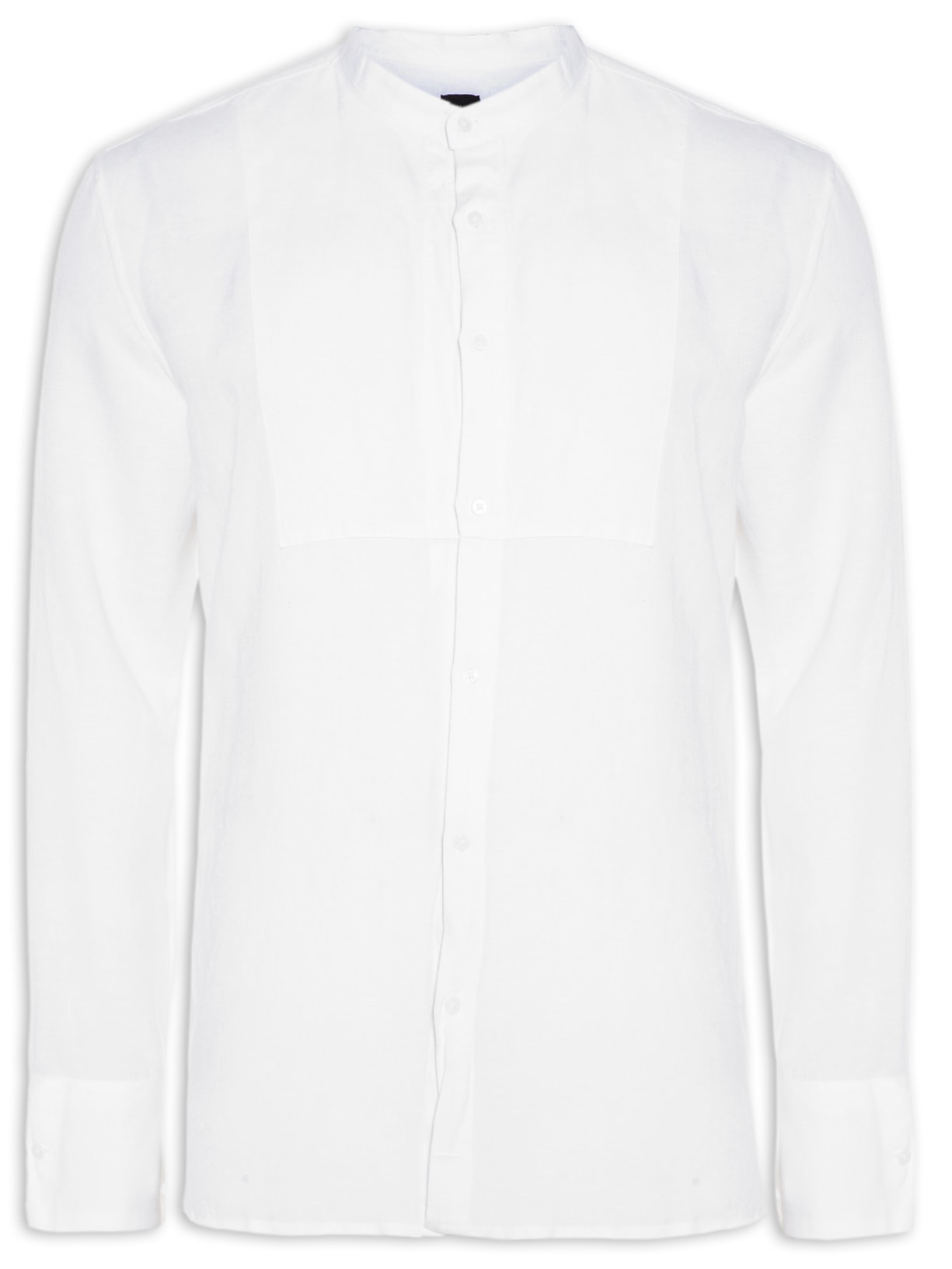 Bata Masculina Underlayer Manga Longa - Branco