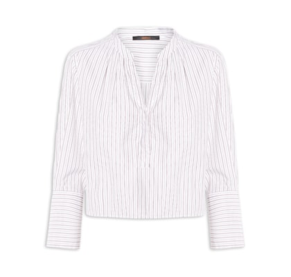 Bata Tricoline Listras Marrom Dries - Marrom