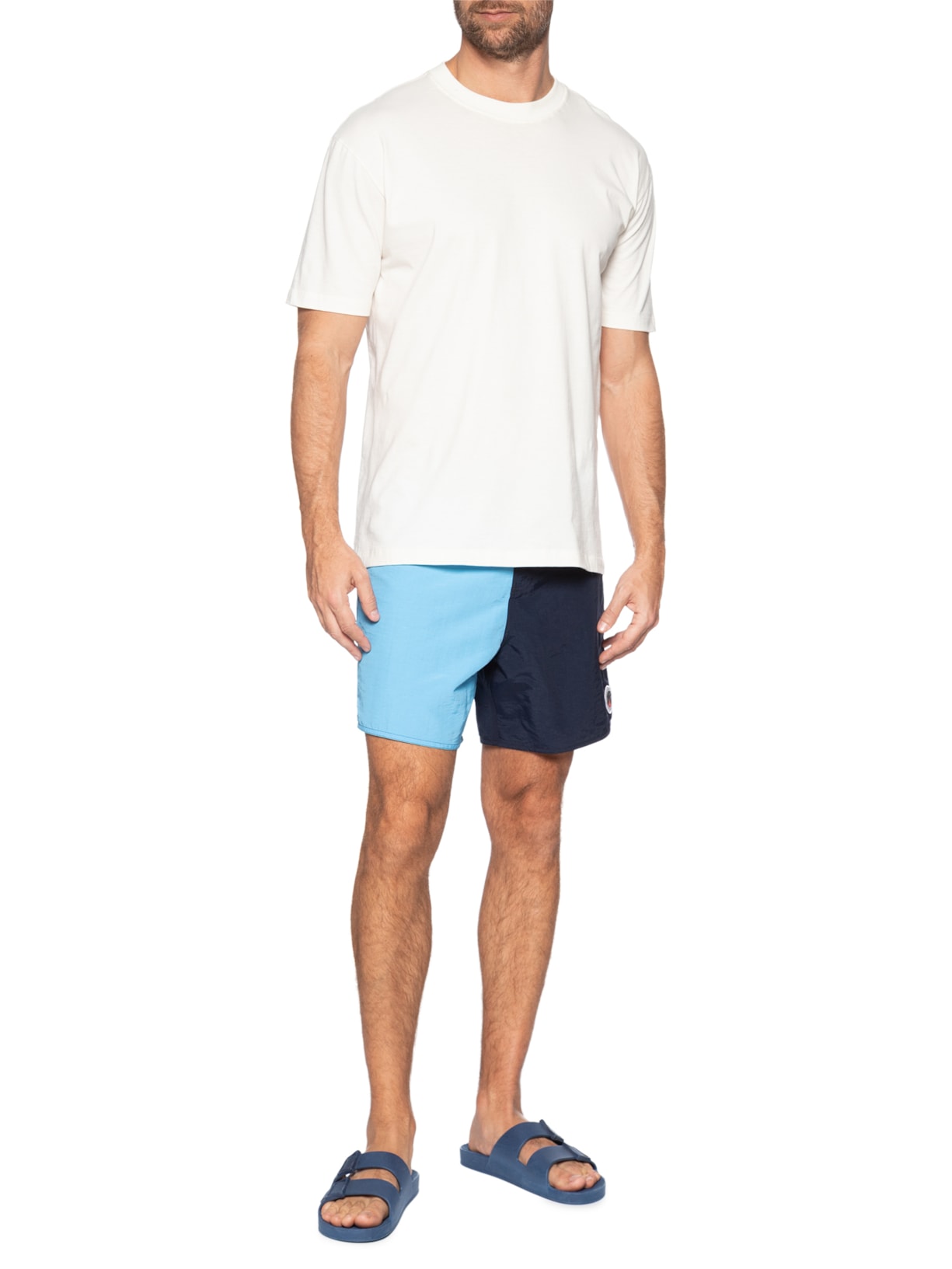 Bermuda Beachwear Masculina Alt  Azul Osklen