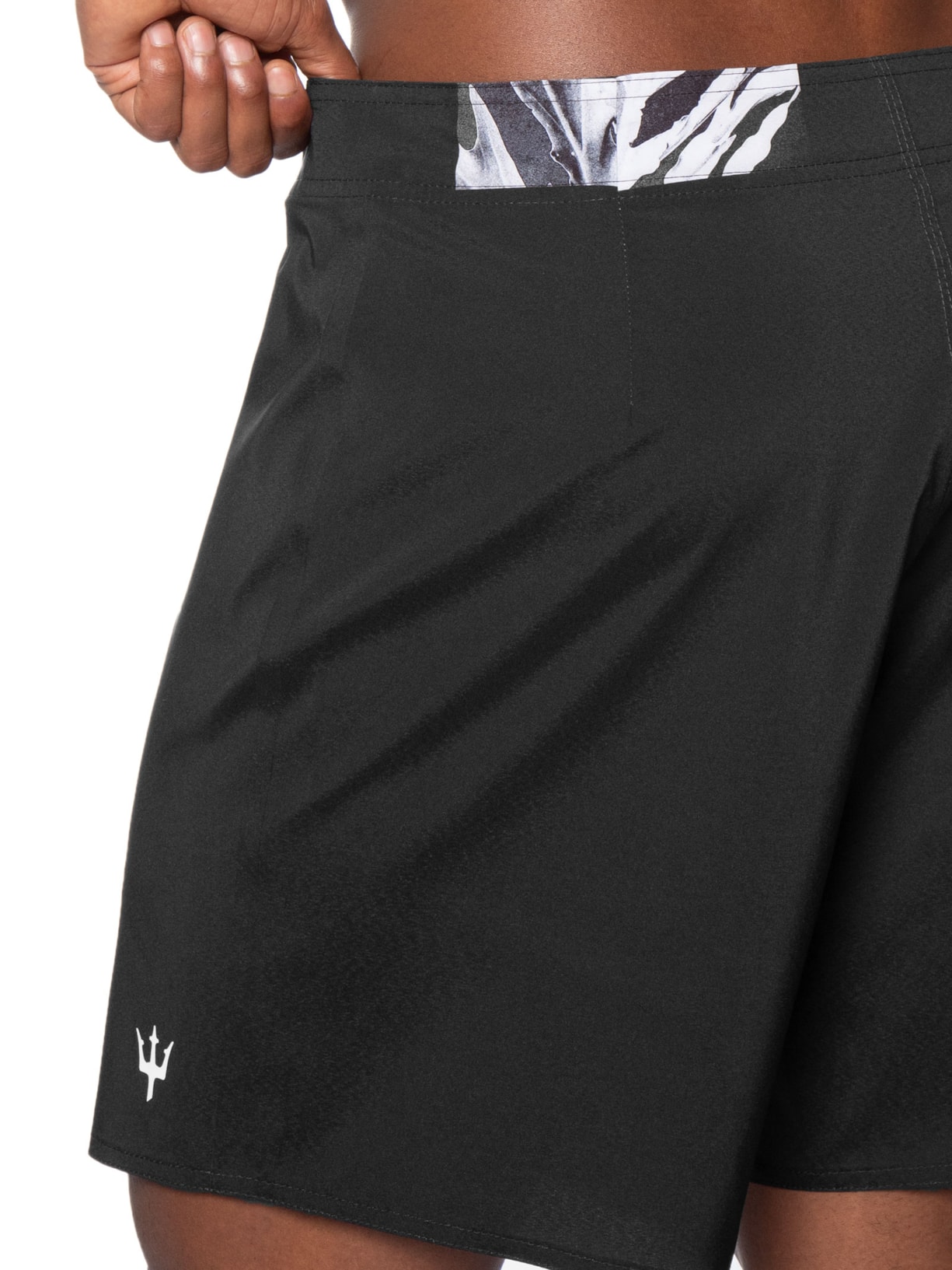 Bermuda Beachwear Masculina Aquaone Flex Guaimbê A7 Preto Osklen