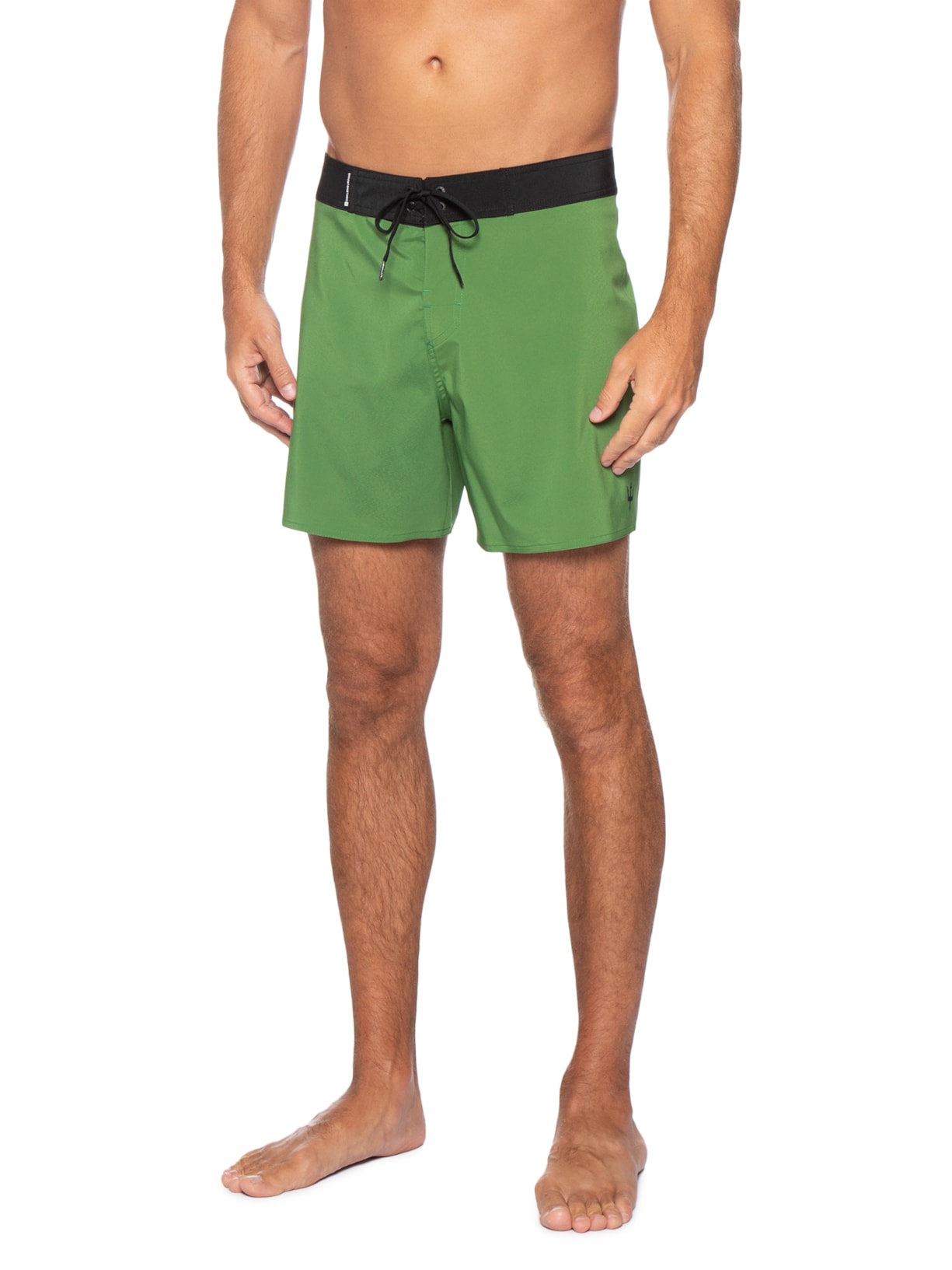 Bermuda Beachwear Masculina Aquaone Flex Mango A7 Verde Osklen