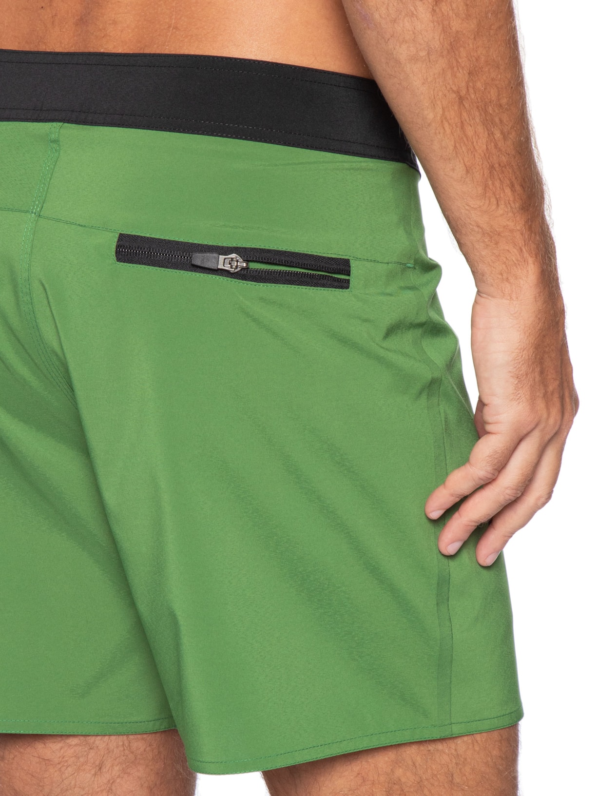 Bermuda Beachwear Masculina Aquaone Flex Mango A7 Verde Osklen