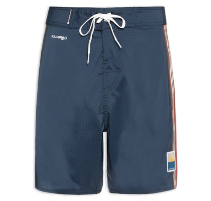 Bermuda Beachwear  Masculina Aquaone Flex Roca Stripes - Azul